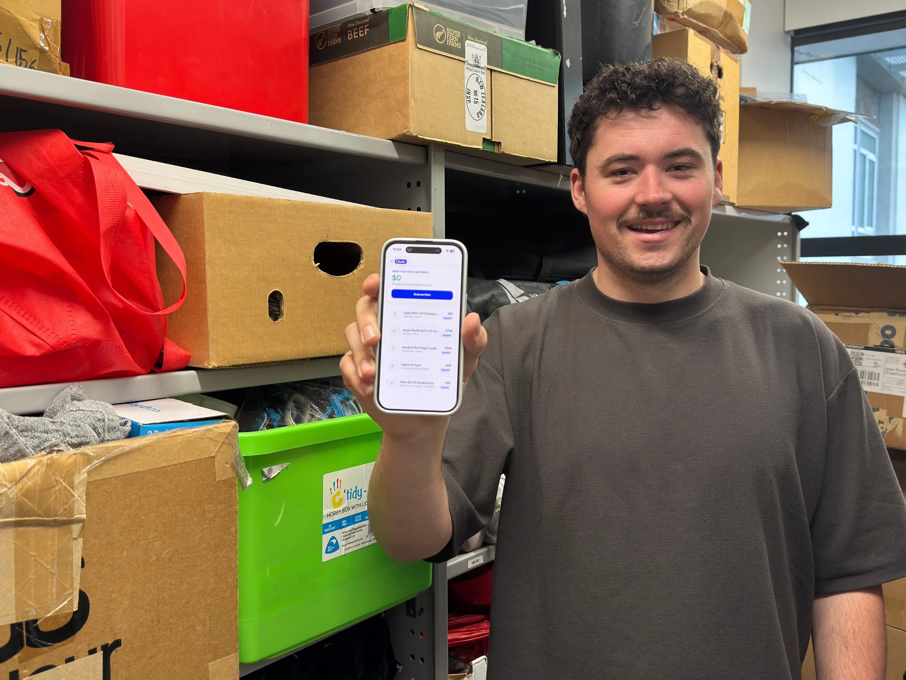Decluttering household overspill earns engineering student a business and national award
