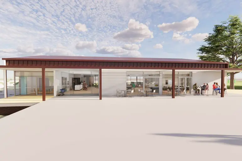 A concept design for Leeston\\'s library and community centre, Whata Rau. Photo: Supplied