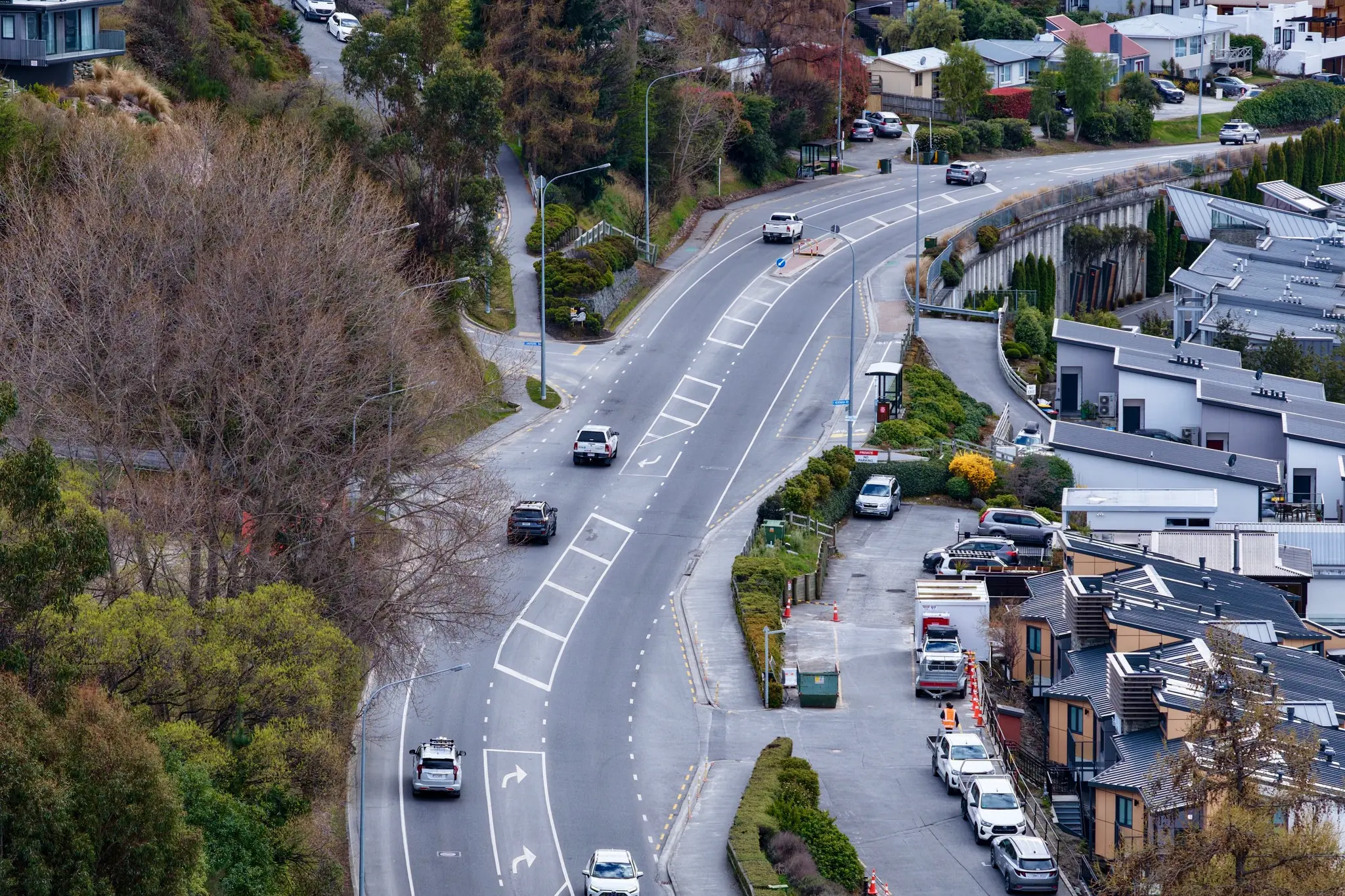 Three-laning maybe not so easy: NZTA\\u2019s raising issues with three-laning Frankton Rd. Photo: Archive