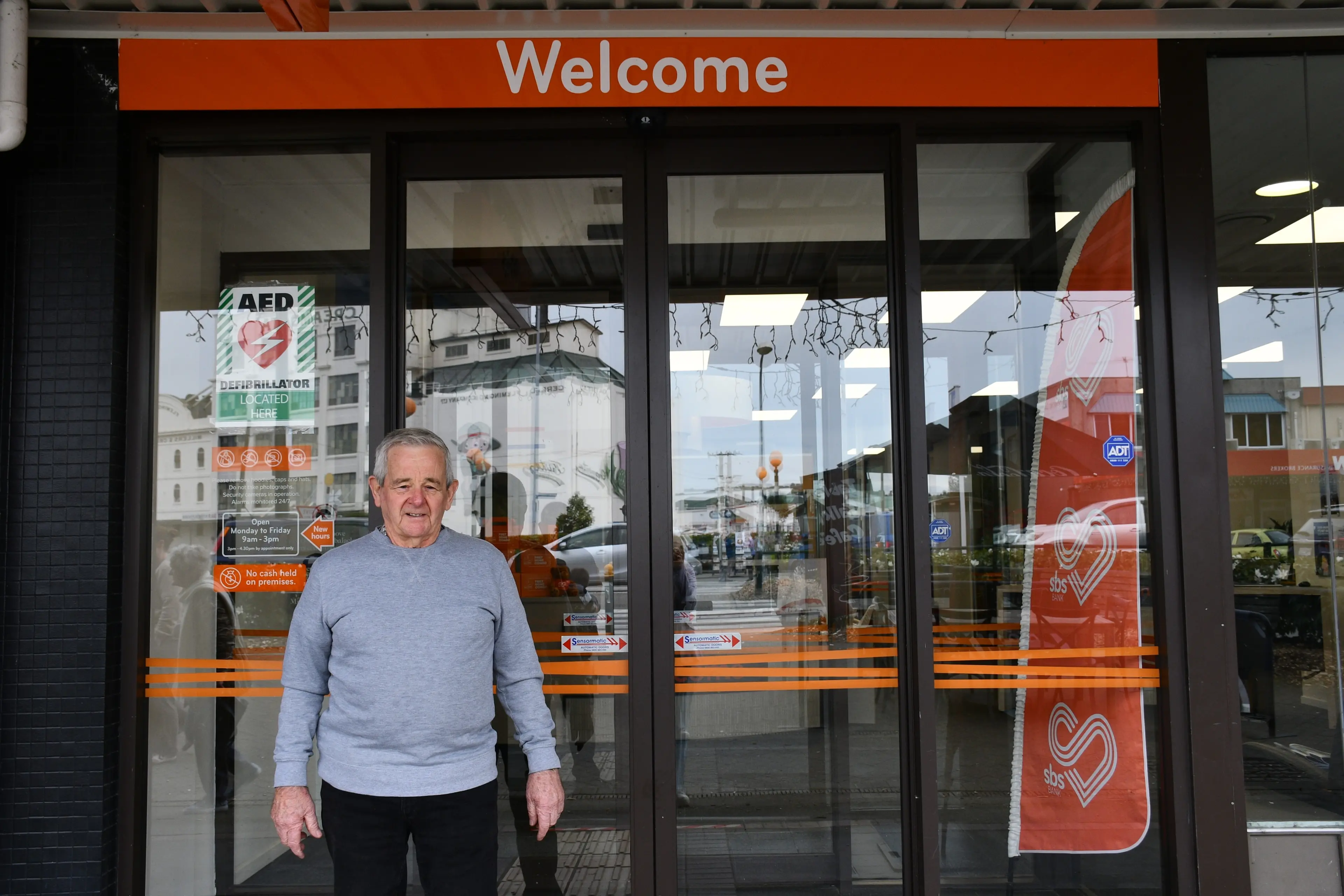 Gore resident of 54 years Allistair Meikle has a bone to pick with SBS Bank, he says the Main St branch would not let him withdraw cash from one of his accounts at the end of September. Photo: Gemma Sinclair