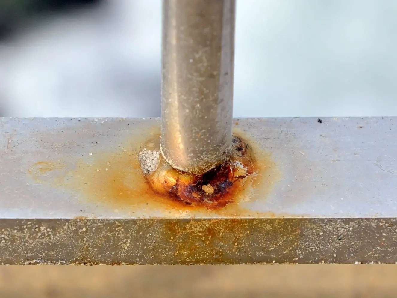 New $655k St Clair handrail showing signs of corrosion