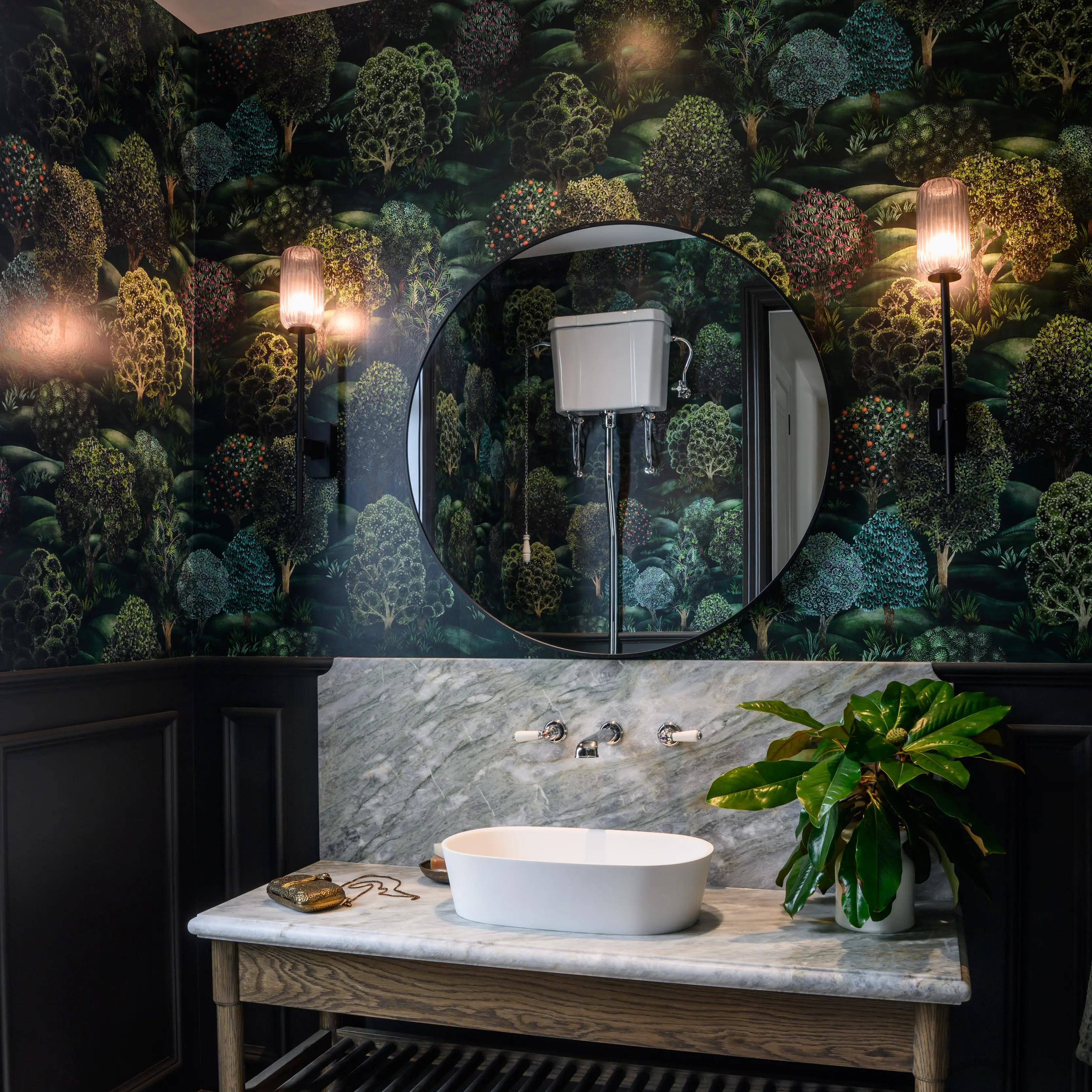 Small on space, big on design: the evolution of the powder room