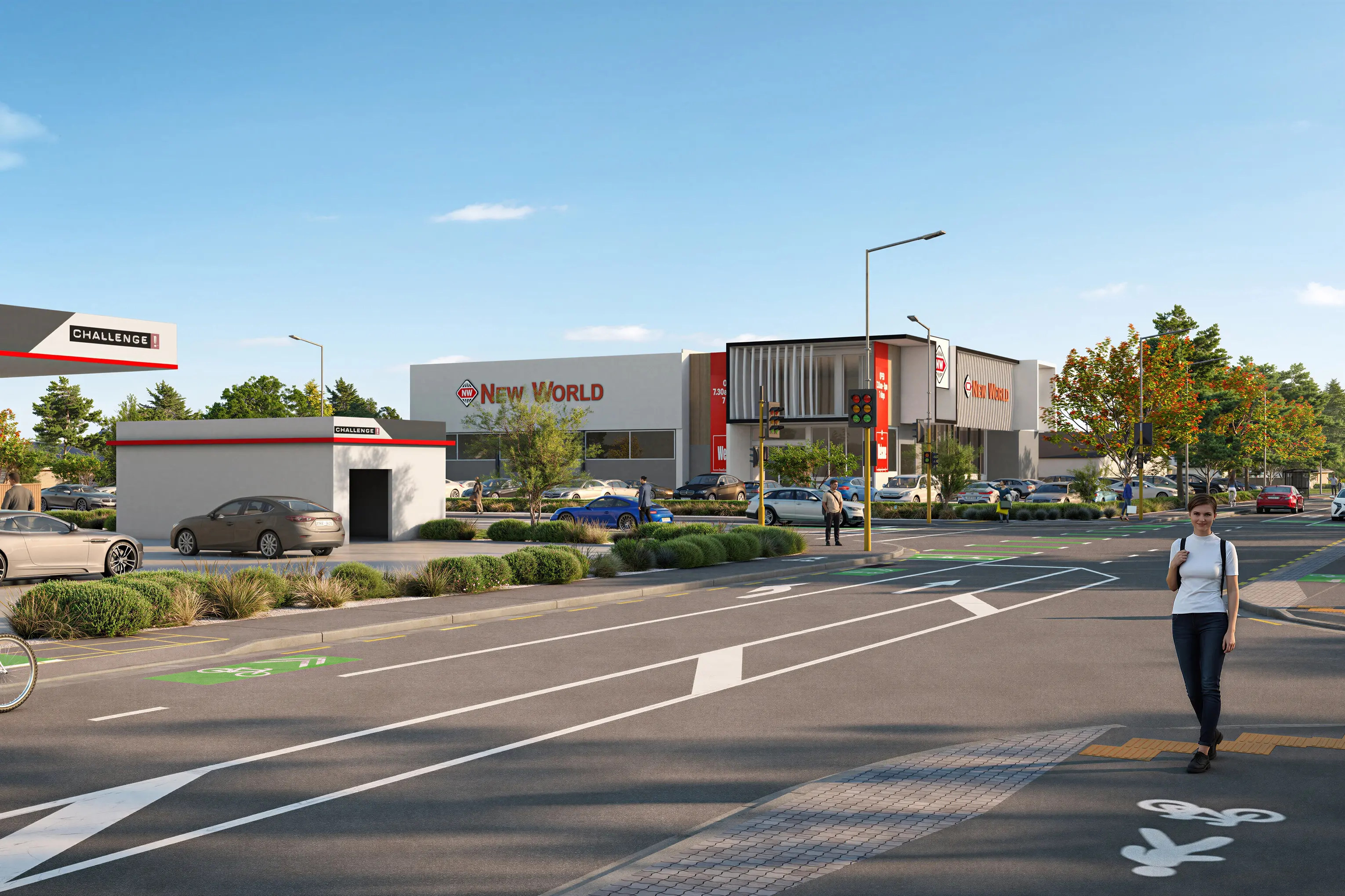 Fulton Hogan has been granted the contract to complete stages two and three of the Lincoln town centre upgrade. Photo: Supplied