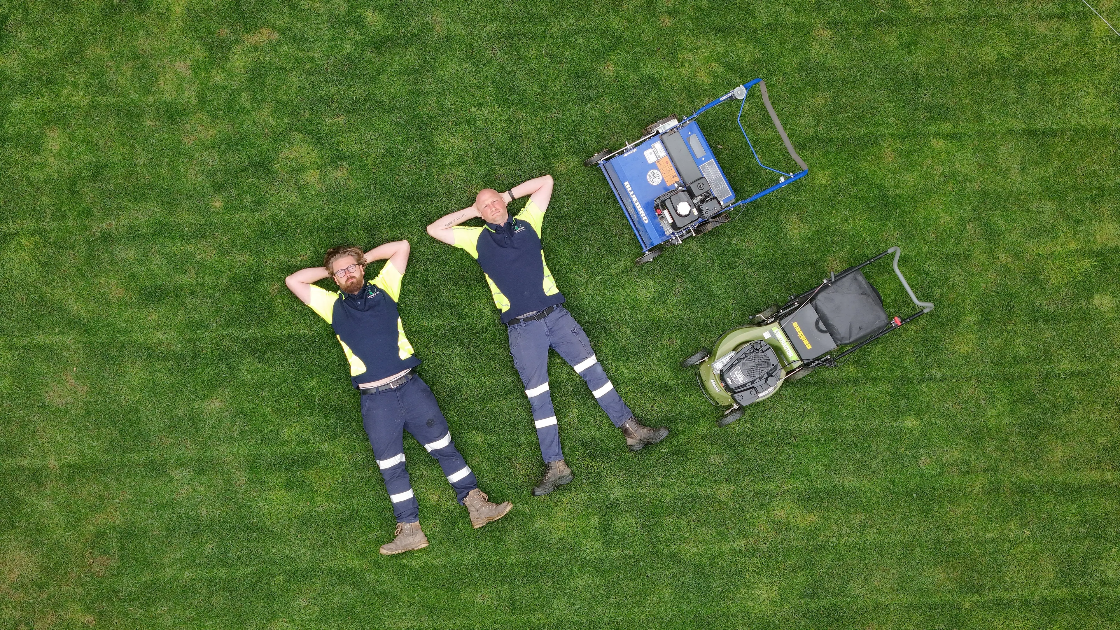 Lawn-lovers mowing down the competition
