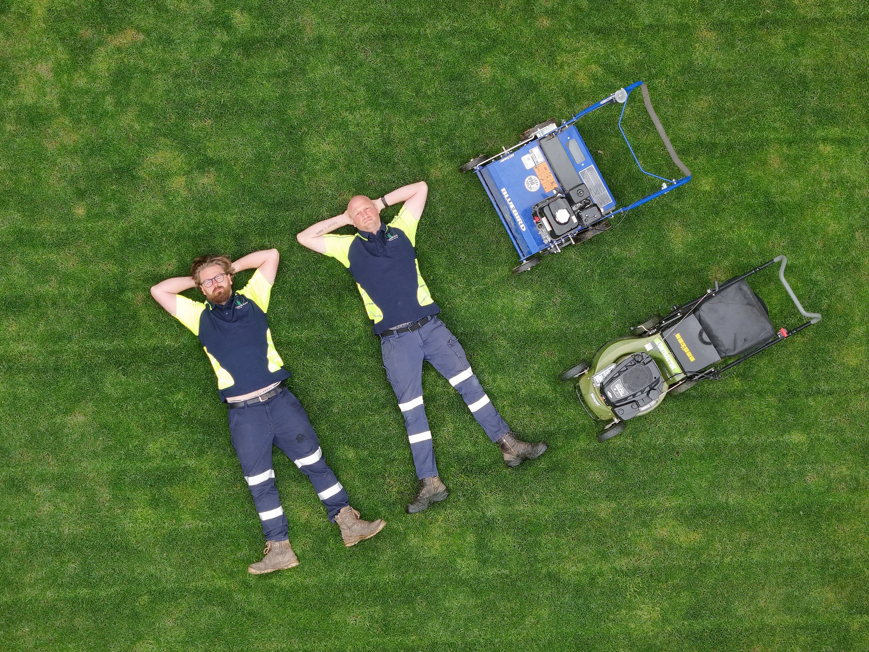 Lawn-lovers mowing down the competition