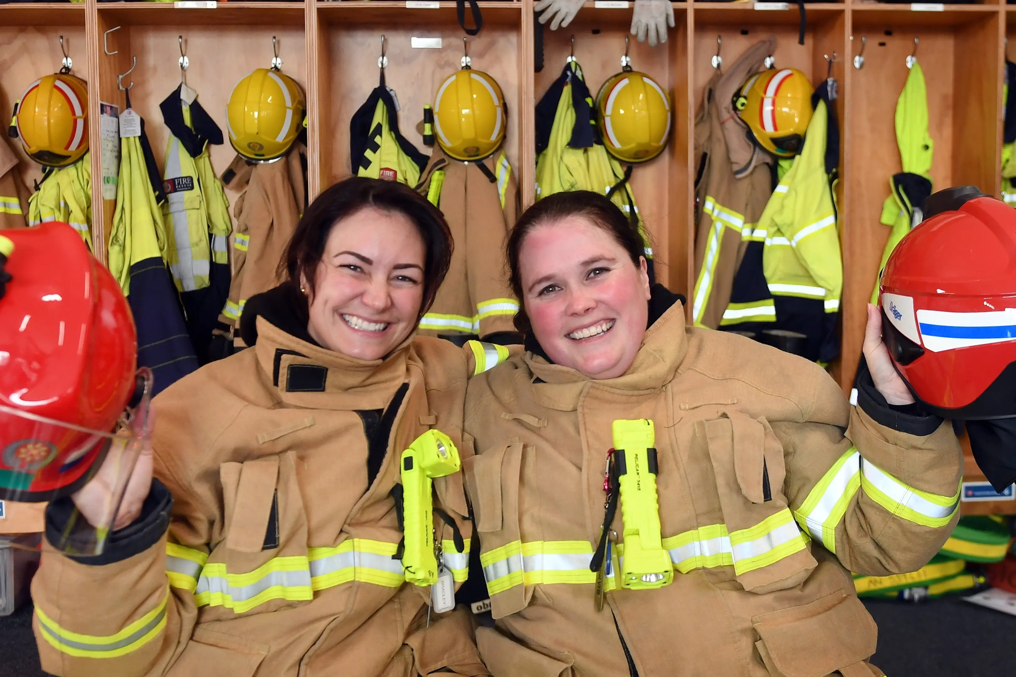 Yellow helmets to red: the women writing history at the Mosgiel fire station