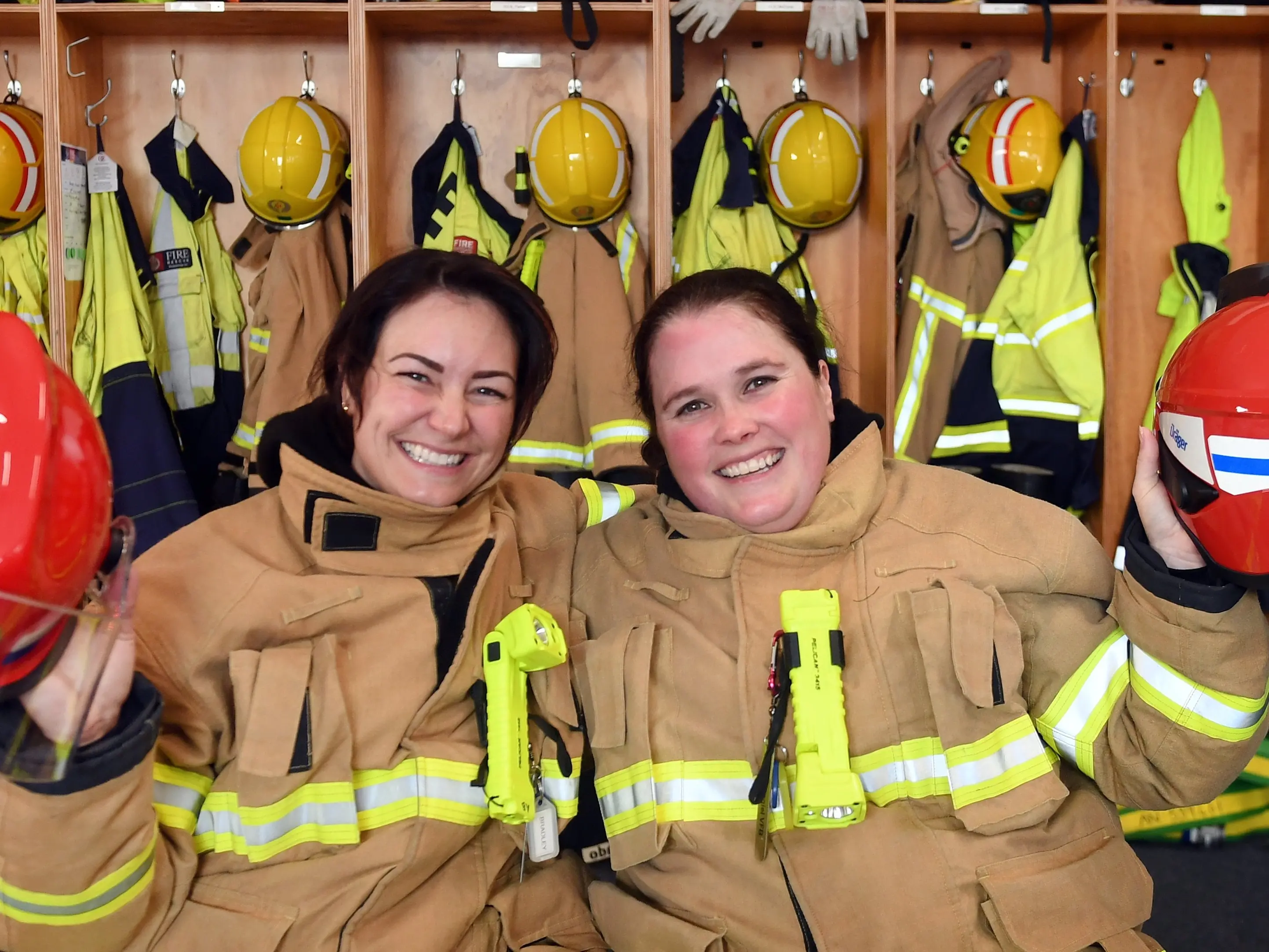 Yellow helmets to red: the women writing history at the Mosgiel fire station