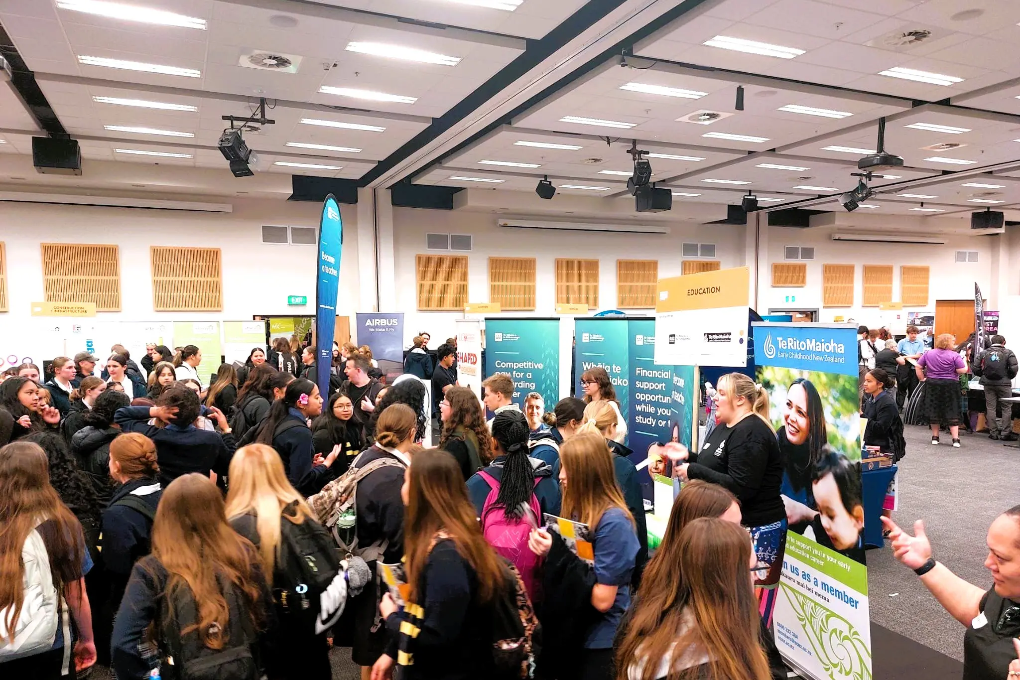 The Future of Work careers expo in June connected 2000 students and whanau with 80 businesses across 37 industries. Photo: Kira Carrington/LDR.