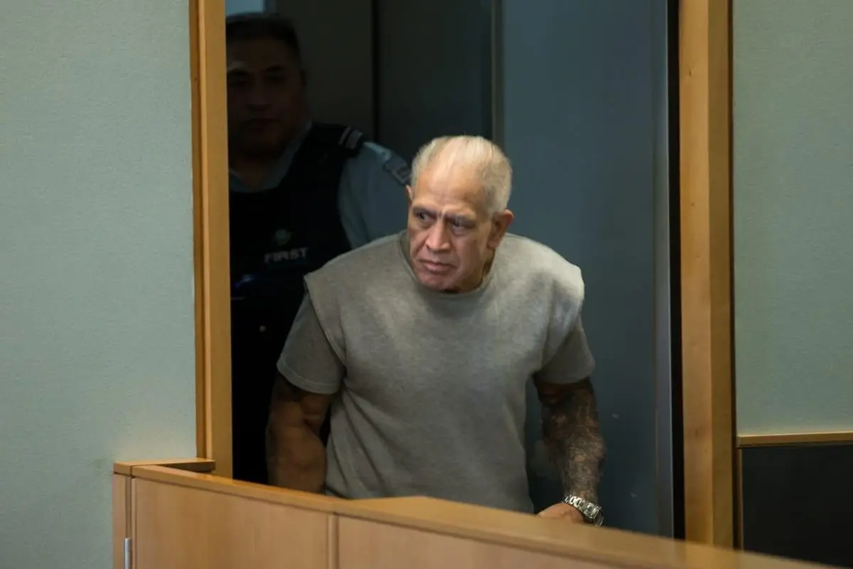Malcolm Rewa appearing for sentencing in the High Court at Auckland in March 2019. Photo: RNZ