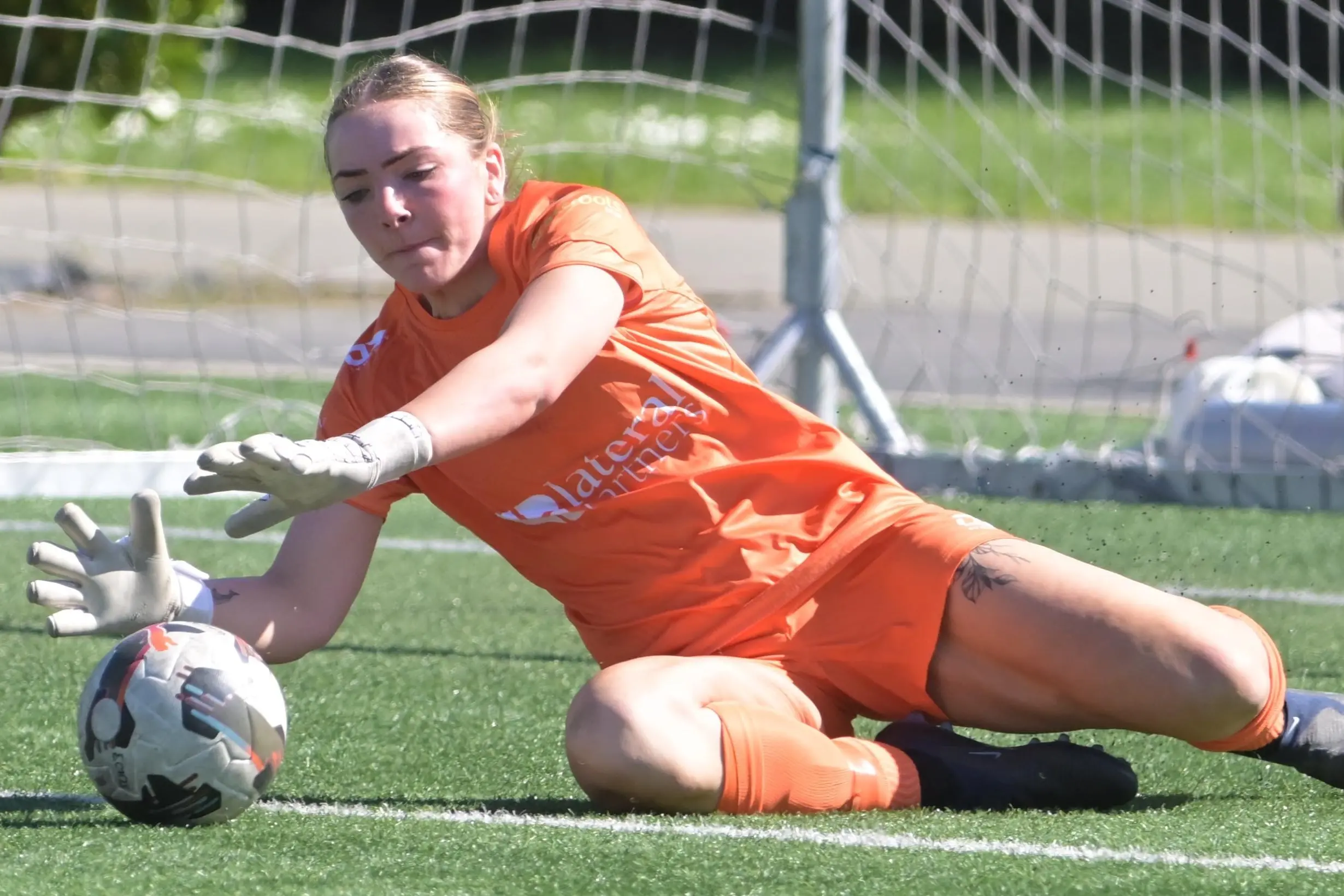 Otago University goalkeeper Lauren Paterson has returned from Australia. Photo: Gerard O\\'Brien