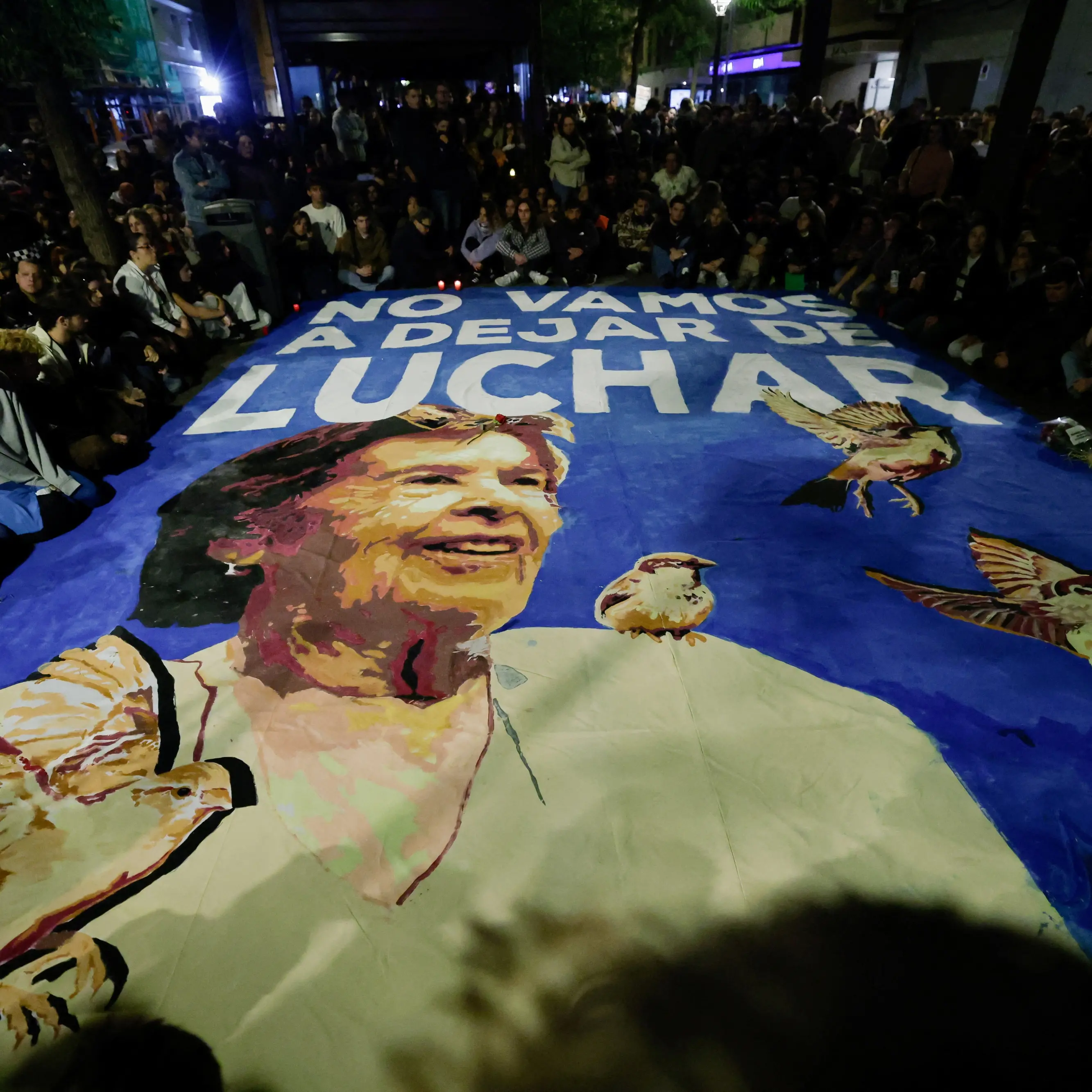 Thousands march in Madrid to remember evicted 87-year-old