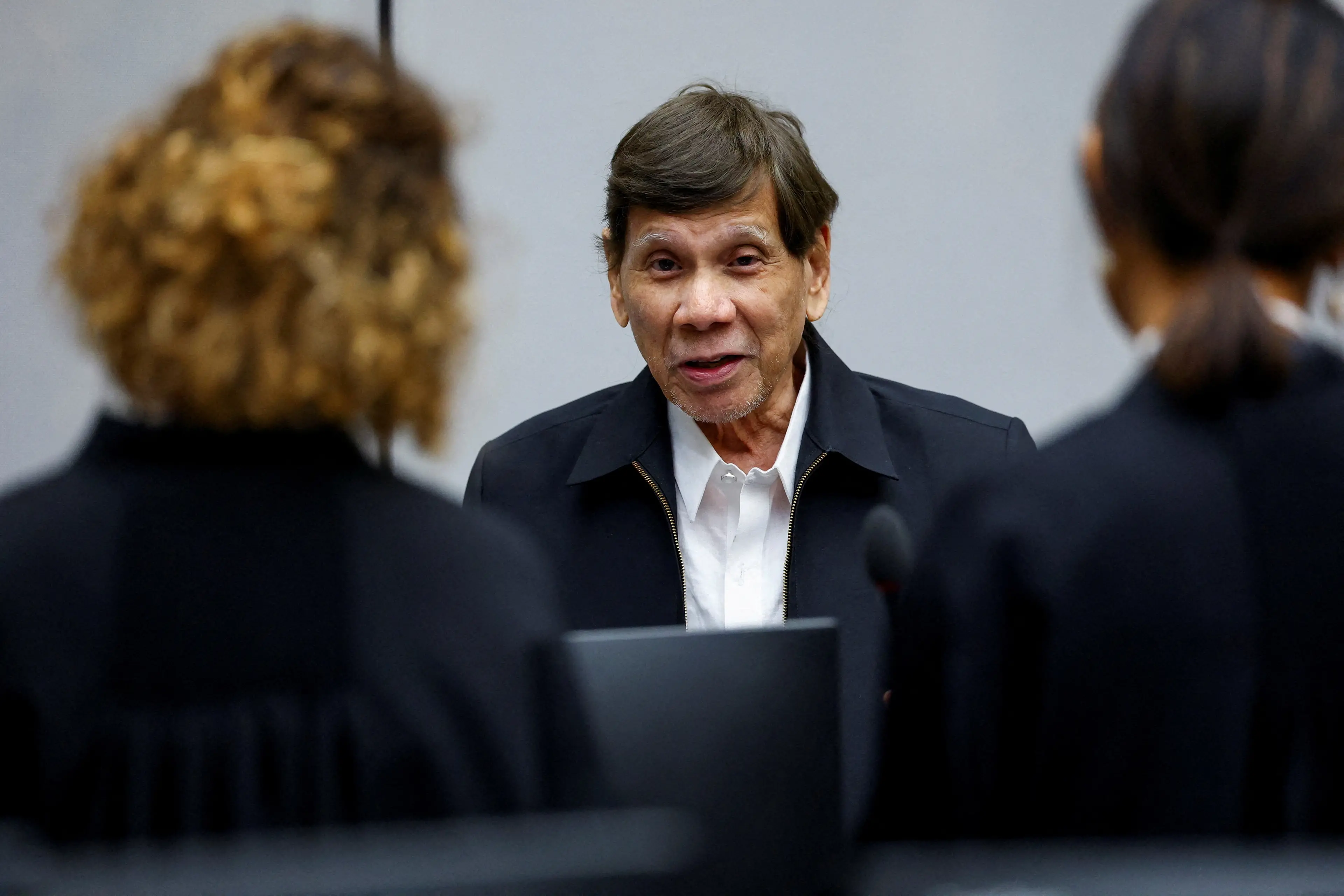Former Philippines president Rodrigo Duterte appeared before the International Criminal Court in the Hague last month. Photo: Reuters