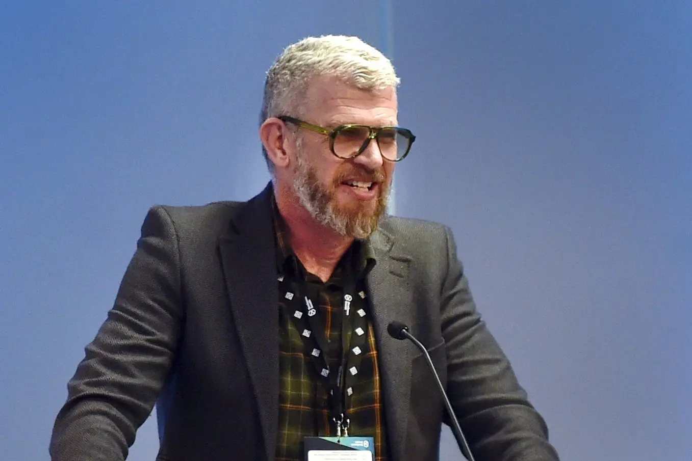 The Dunedin City Council\\'s new chief executive Richard Briggs speaks to a room of southern business leaders at the 2026 Accelerate South conference. Photo: Peter McIntosh