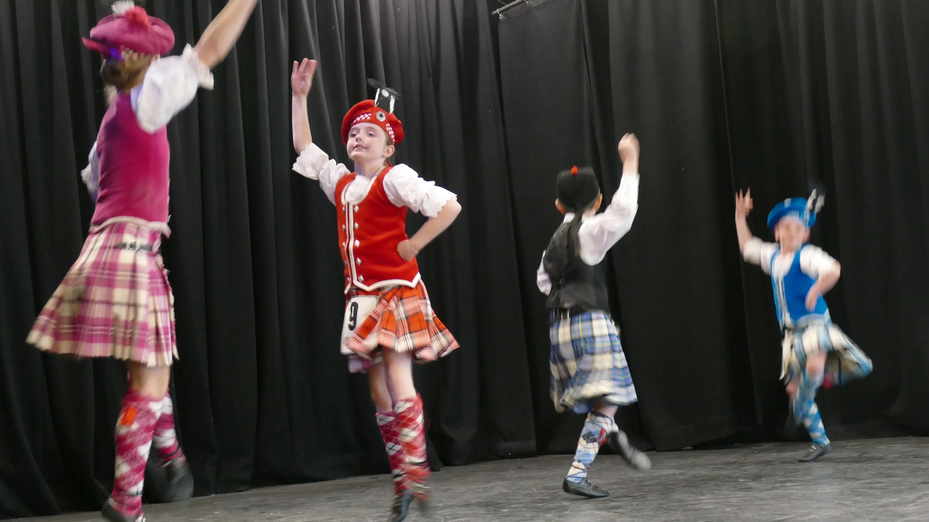 Highland dancers gather in Arrowtown