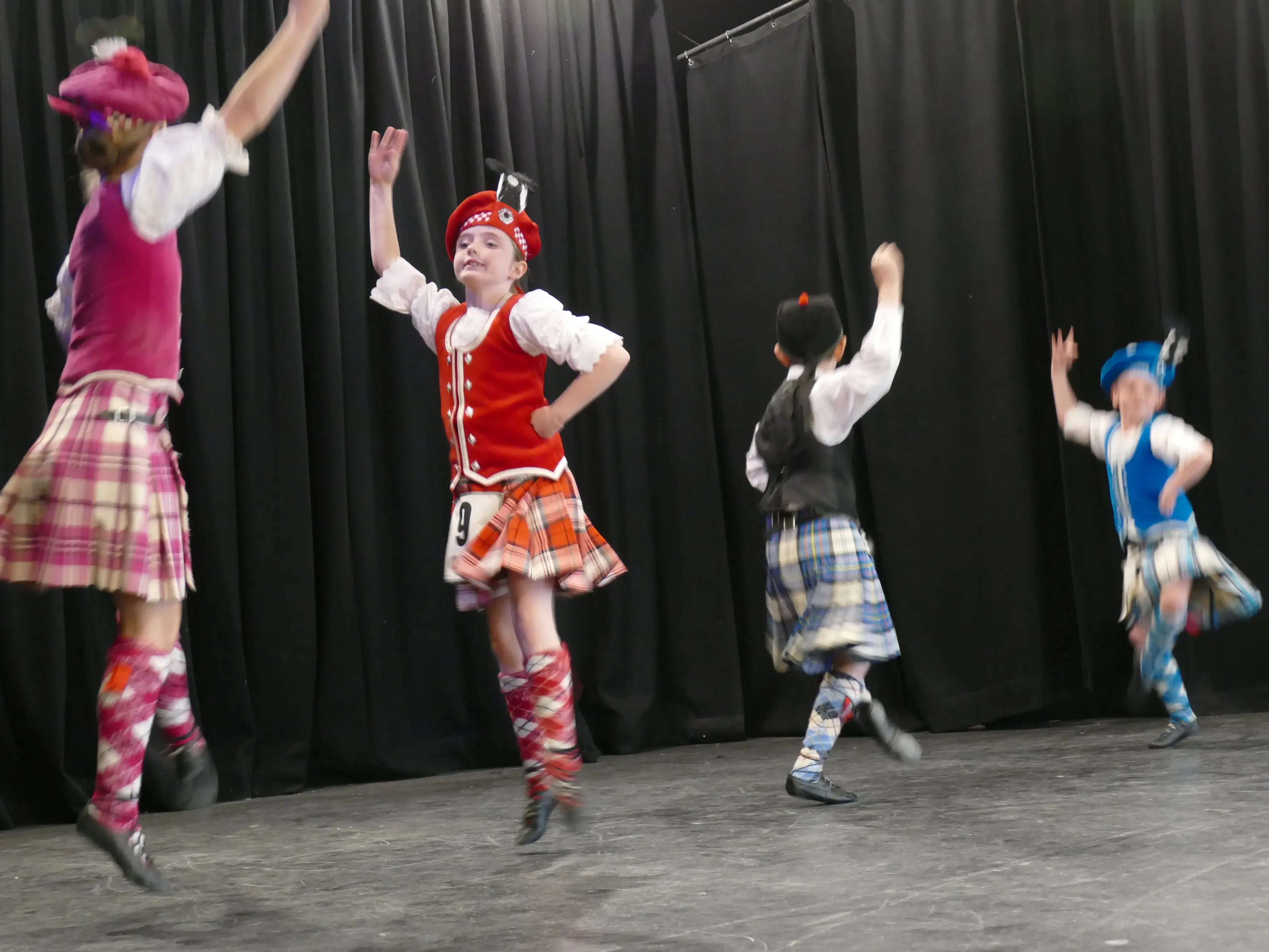 Highland dancers gather in Arrowtown