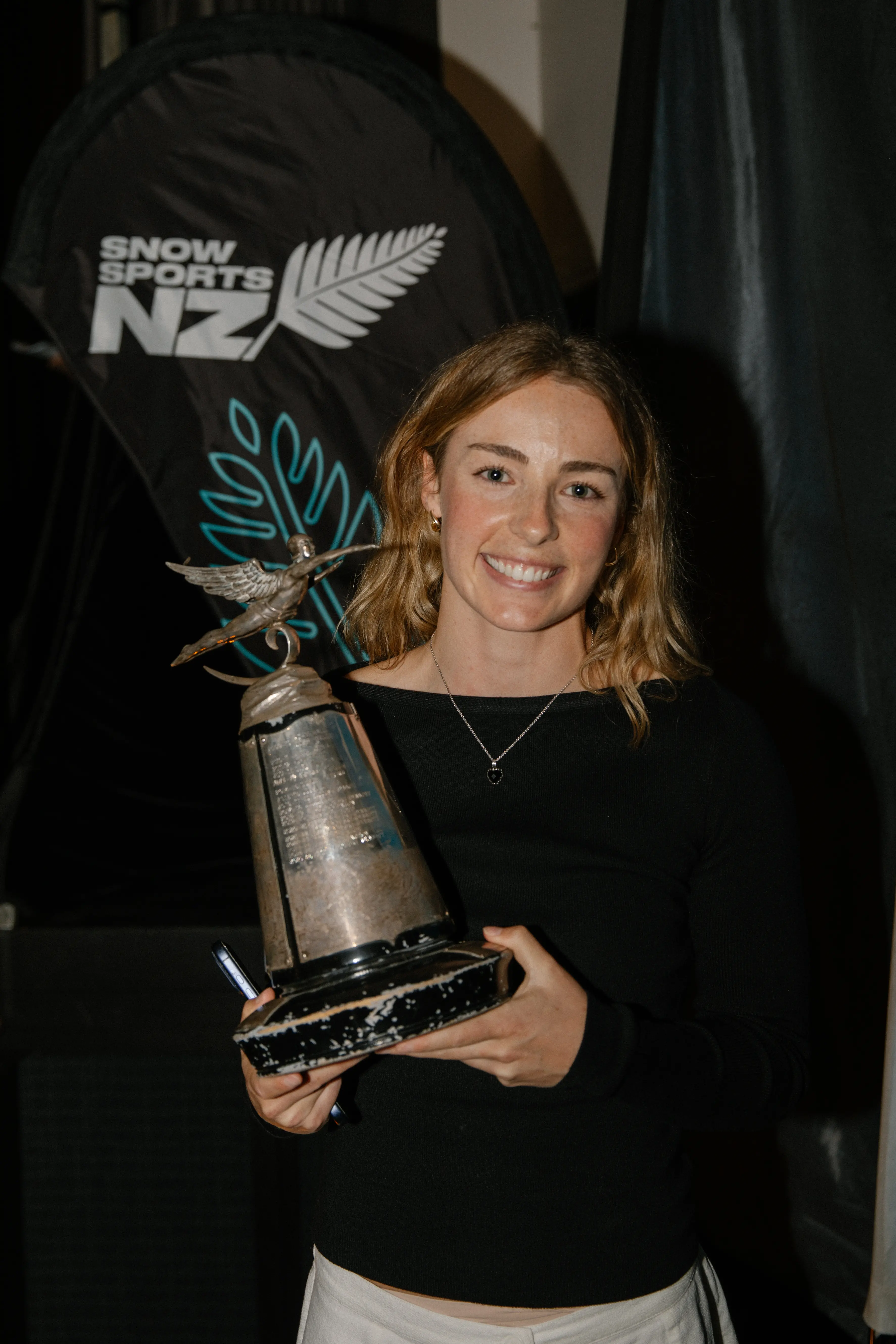 Zoi Sadowski-Synnott has again been named Snow Sports New Zealand athlete of the year. Photo: Snow Sports NZ