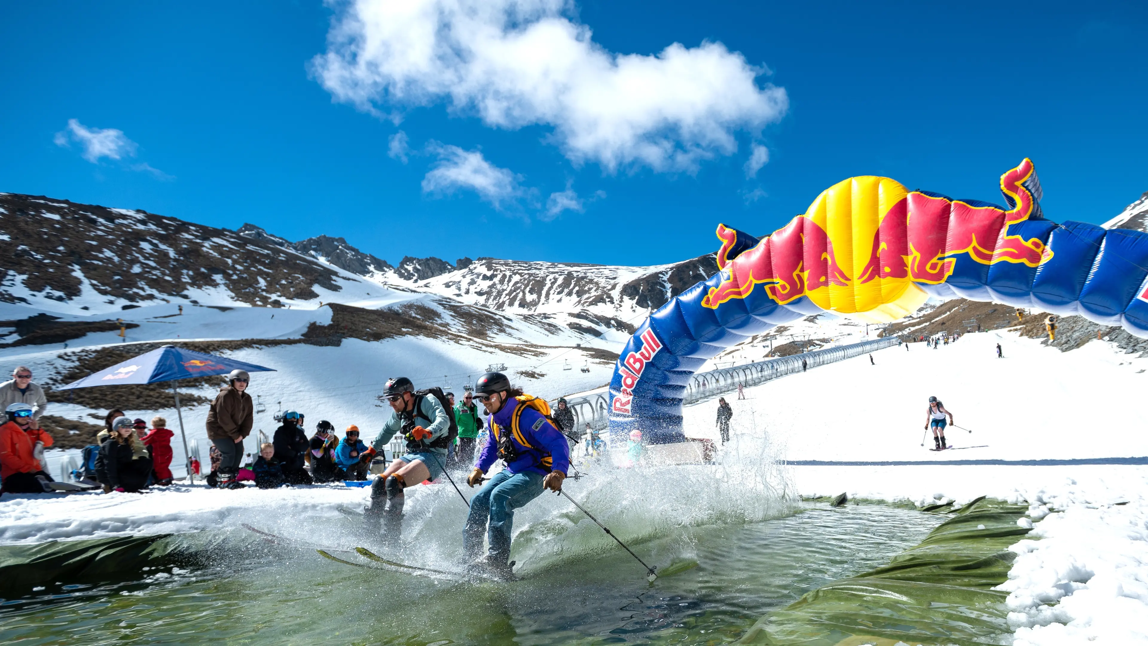 Snow holds on until closing day