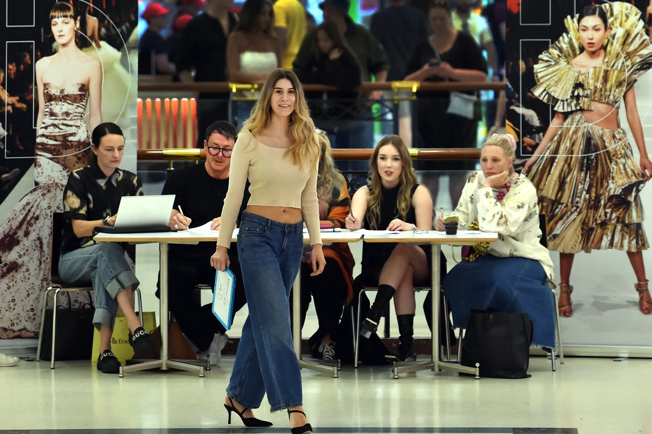 Model hopefuls strut their stuff at Dunedin mall