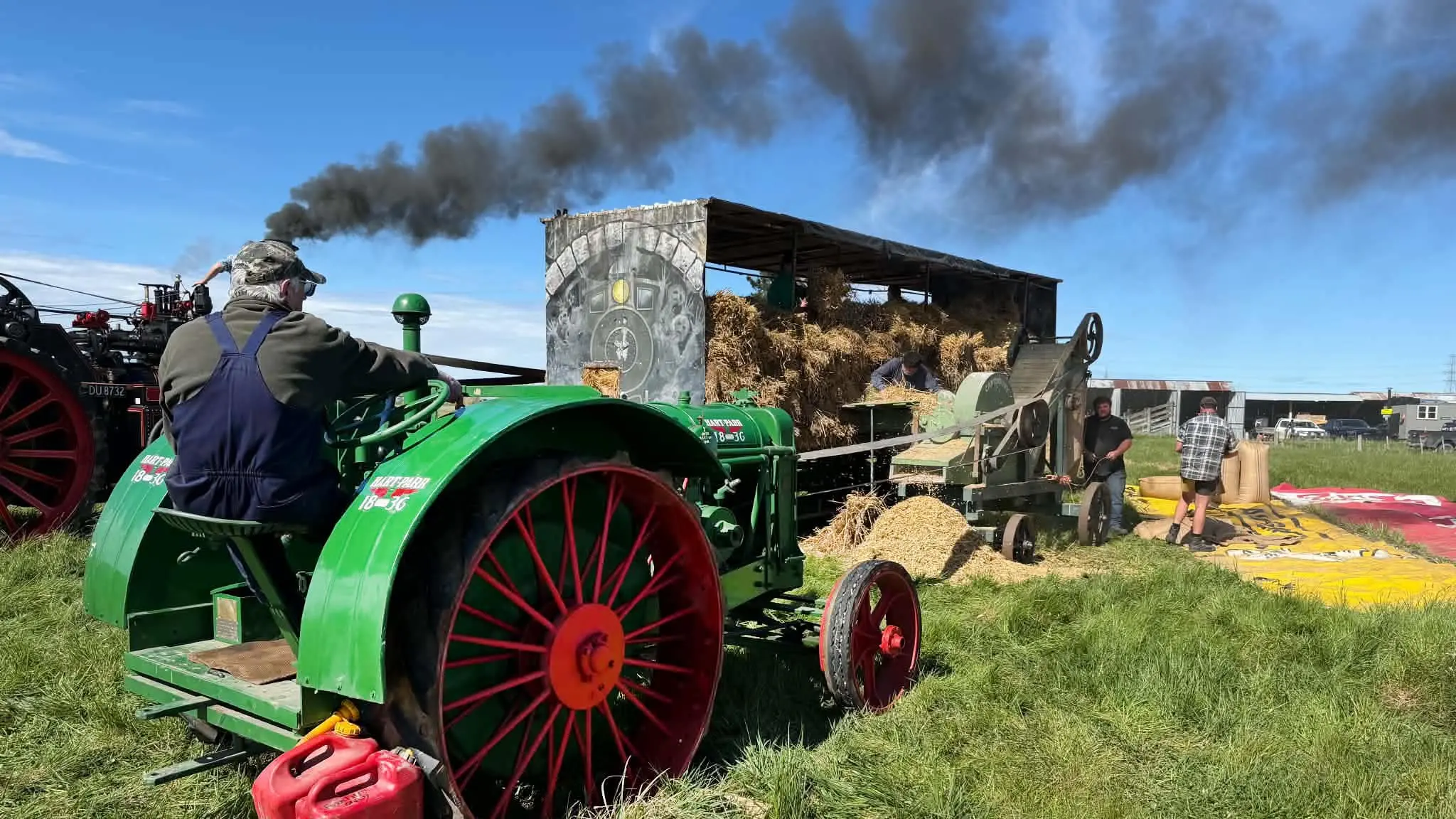 The spectacle of steam and vintage tractors are always a big drawcard at the show.