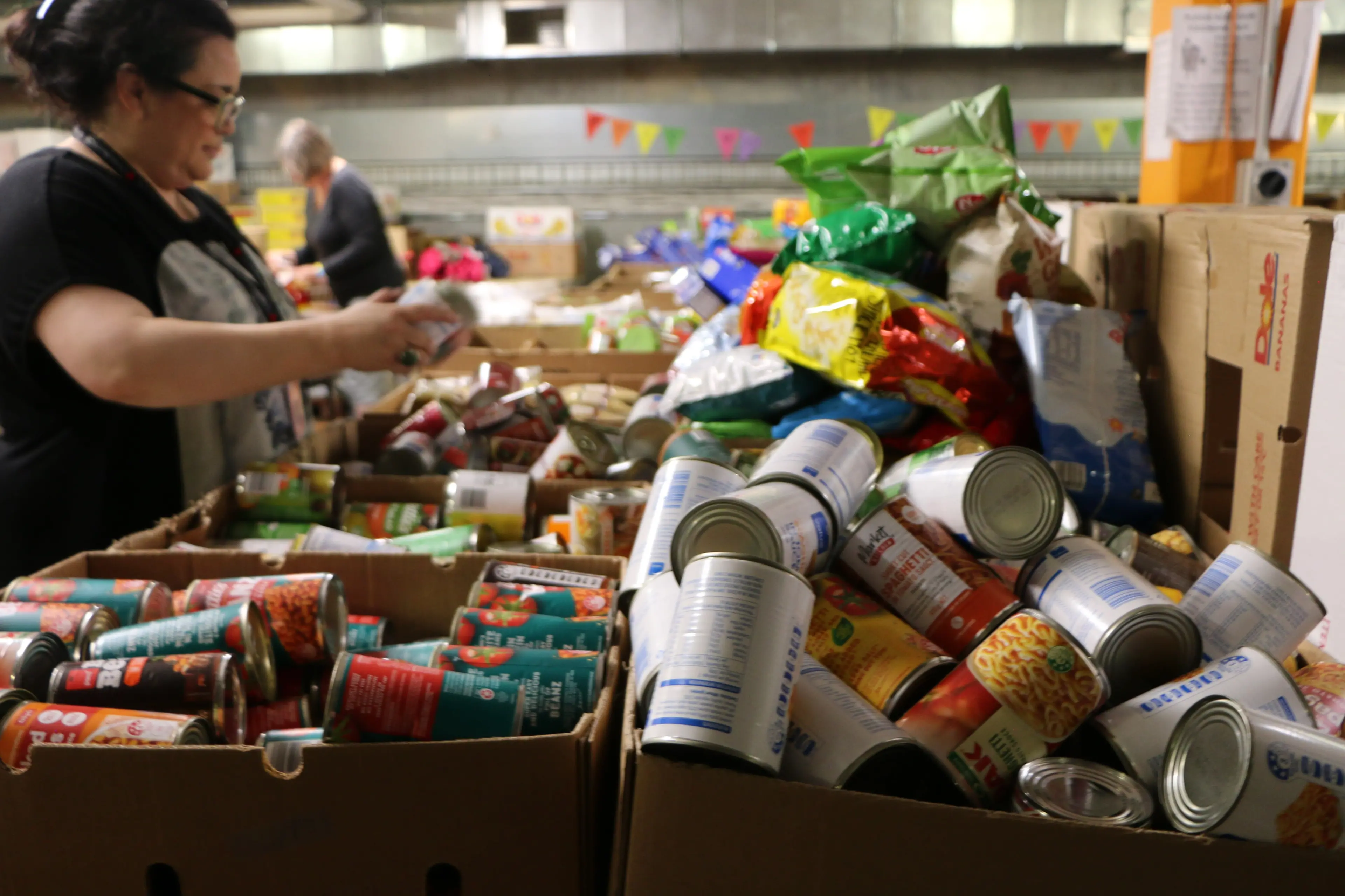 The Christchurch City Mission foodbank. File photo: RNZ