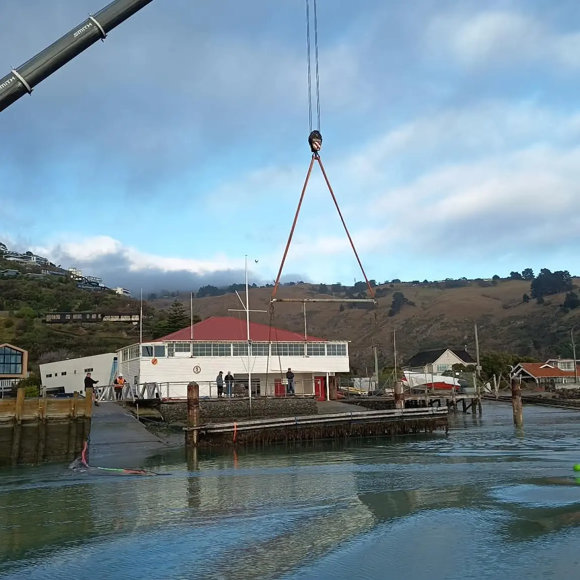 Damaged pontoon set to be back on the water by end of year