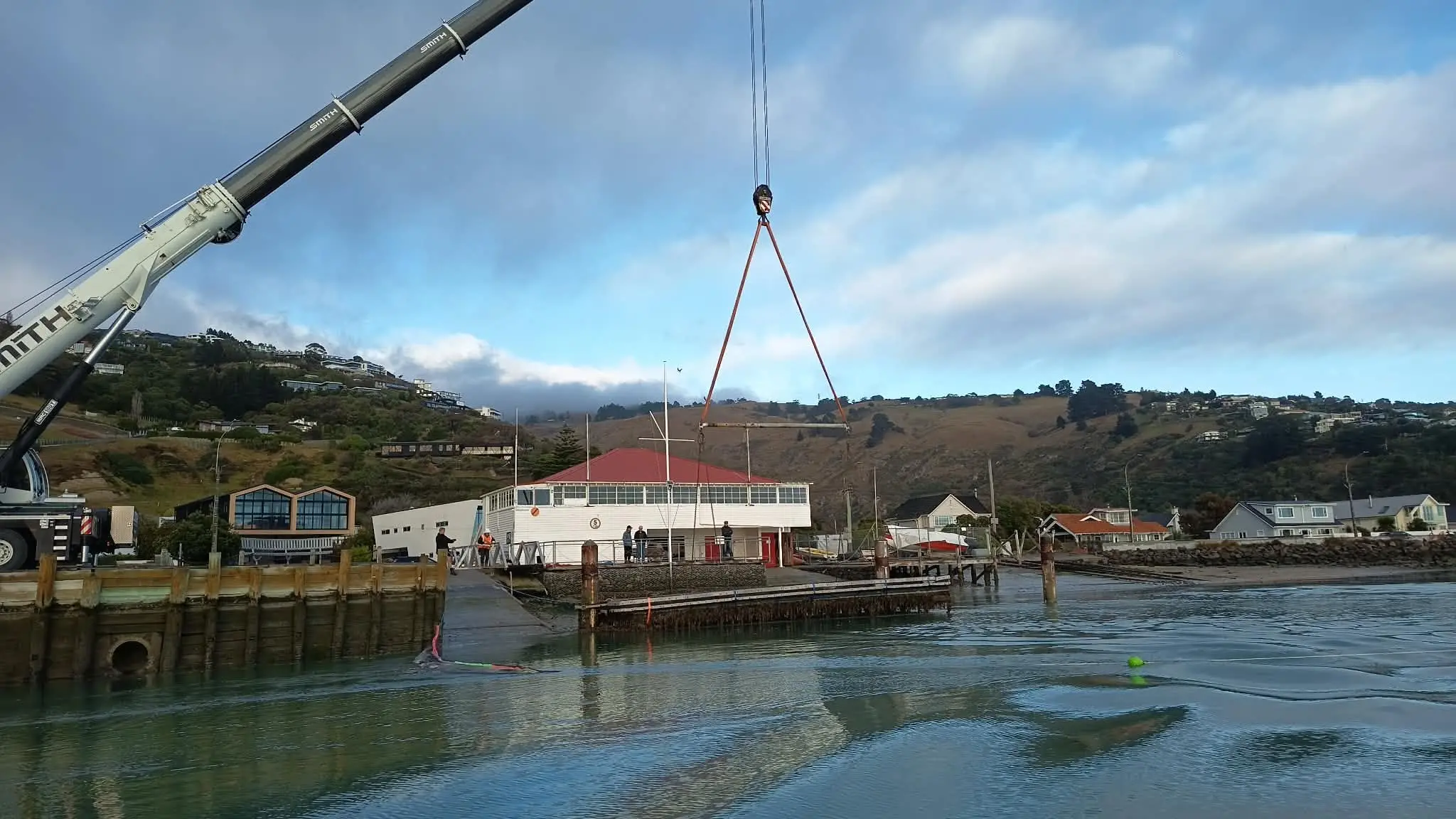Damaged pontoon set to be back on the water by end of year