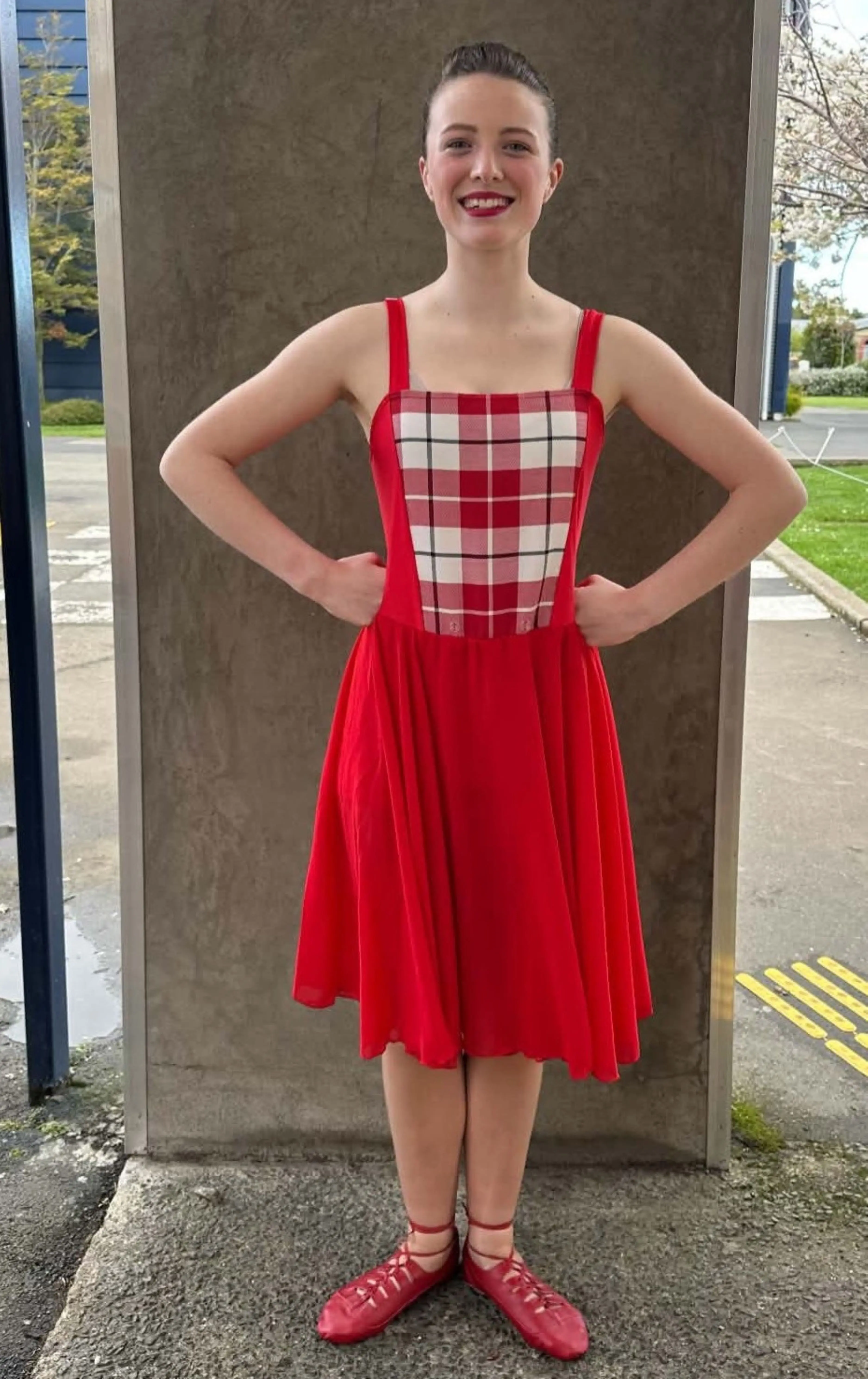 Sixteen-year-old Briar Prendergast of Ashburton is a member of the Highland Dance Company of New Zealand.  Photo: Supplied