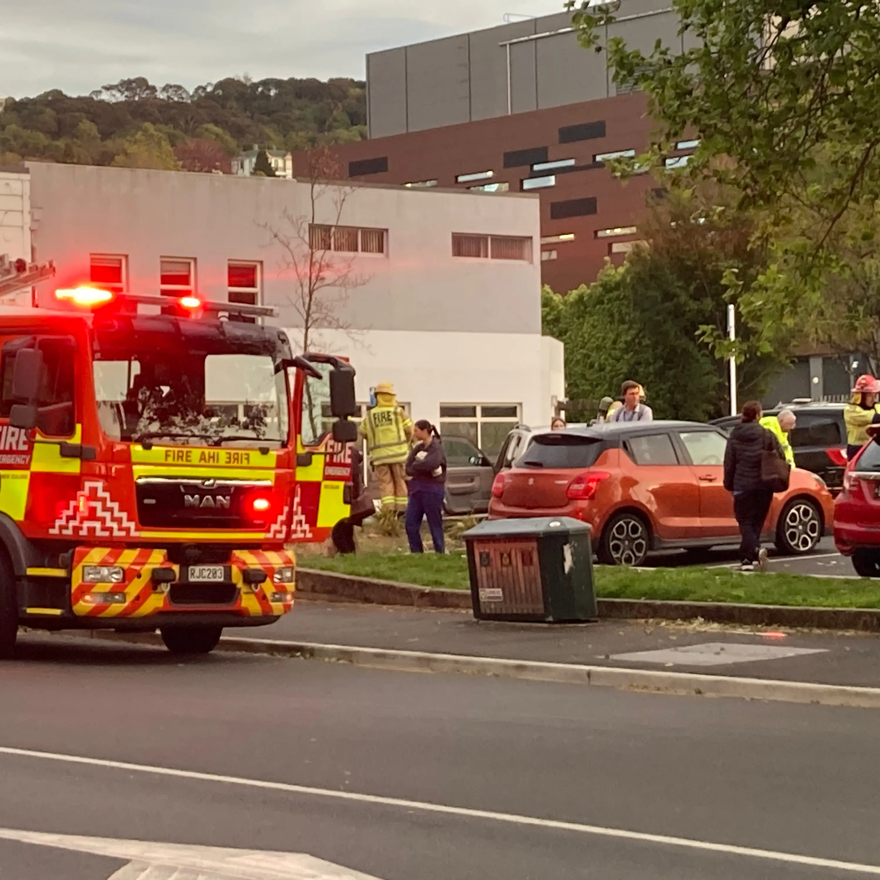 Serious injuries after person trapped between cars in Dunedin carpark