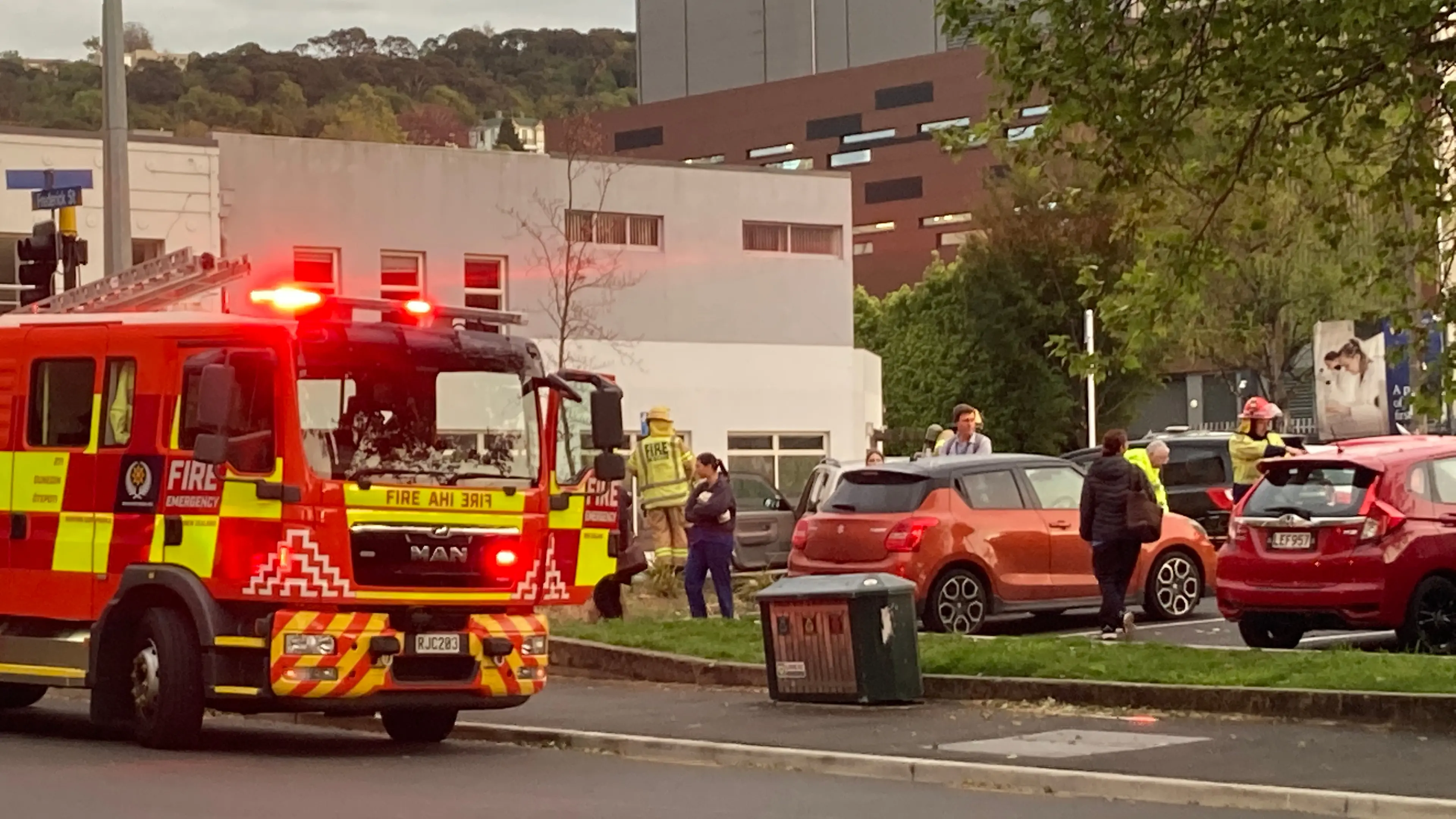Serious injuries after person trapped between cars in Dunedin carpark