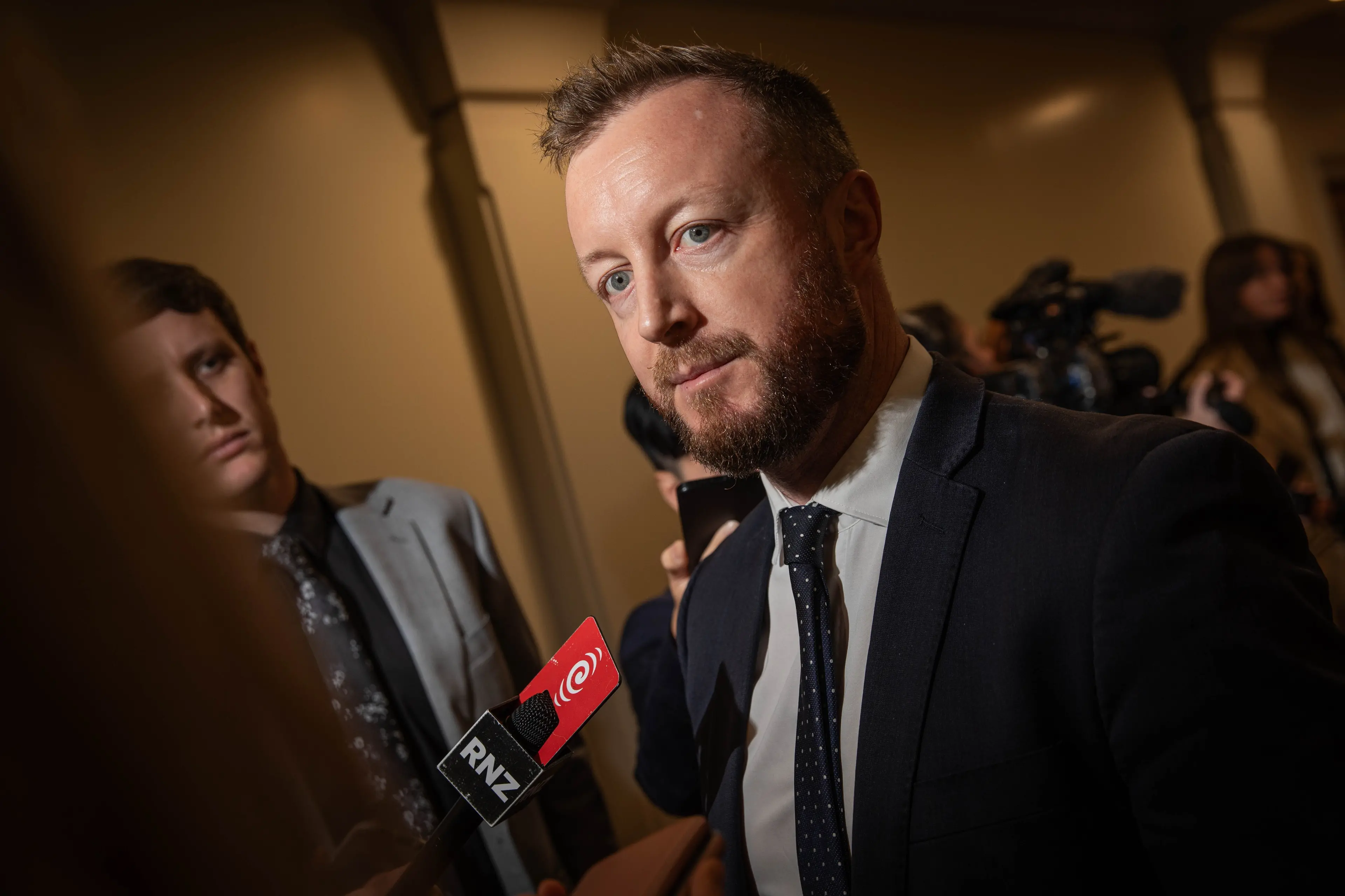 <p>Labour campaign chair Kieran McAnulty. Photo: RNZ </p>\\n