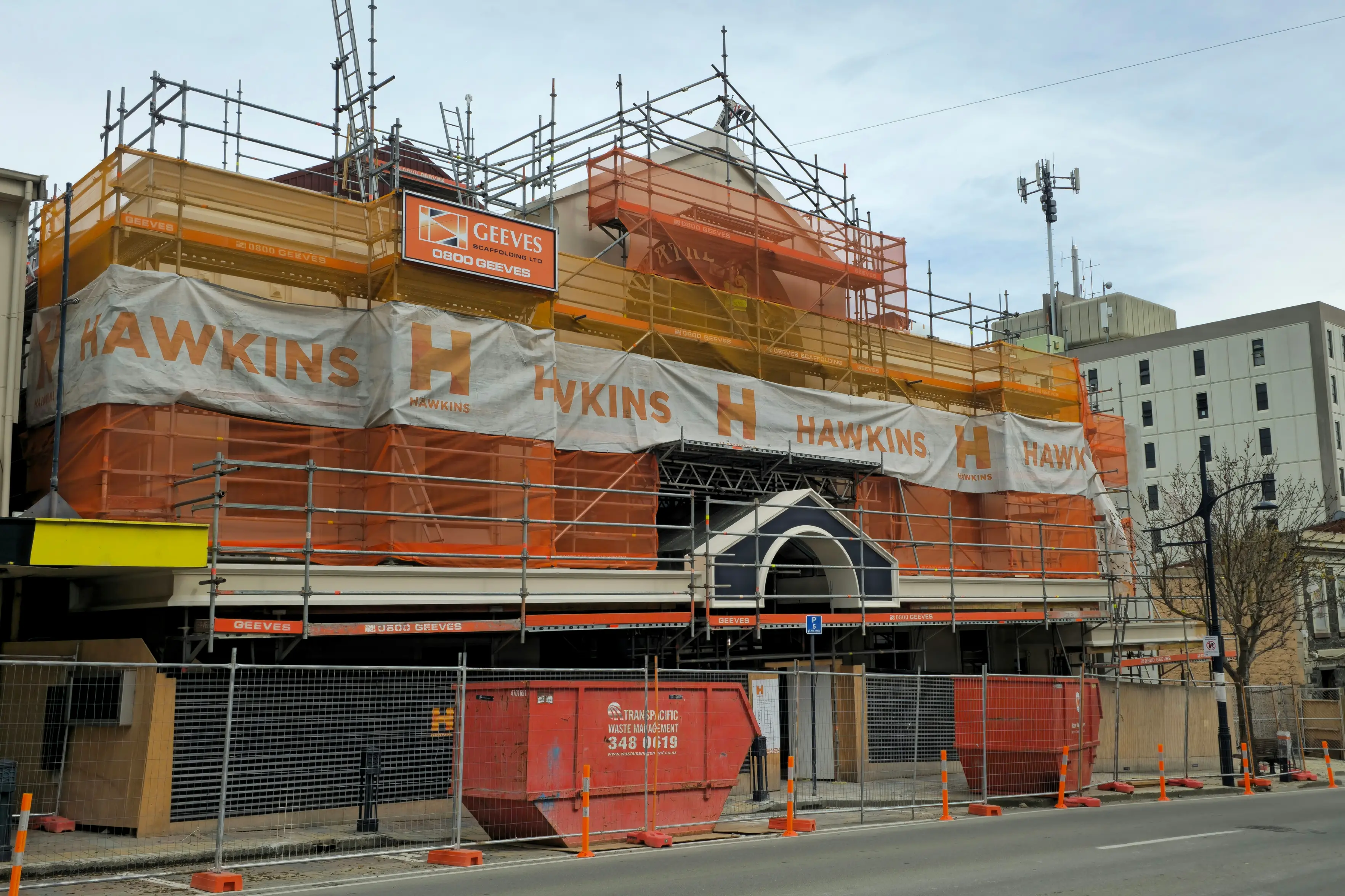Work is progressing on the Theatre Royal redevelopment project. Photo: Connor Haley