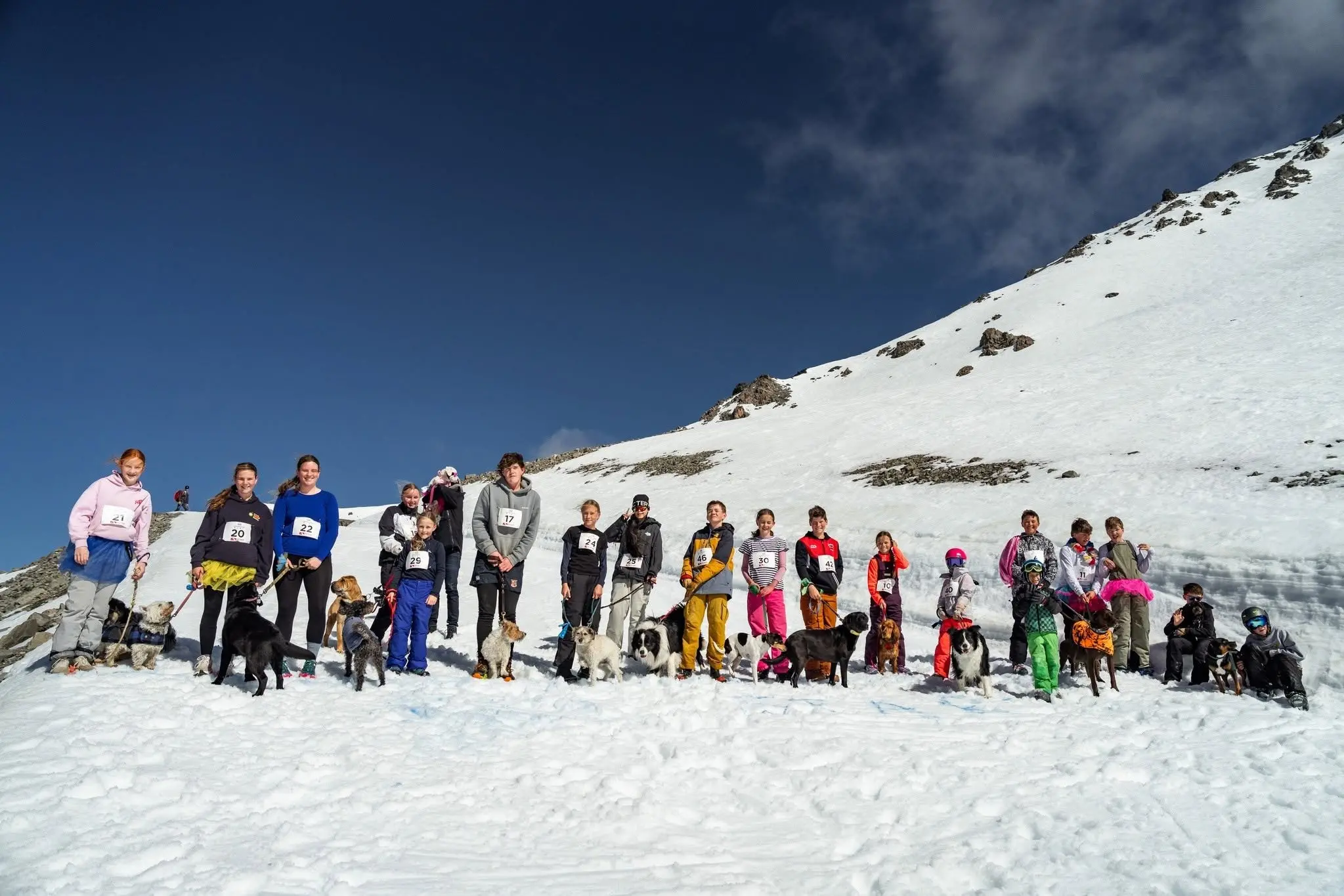 The Pond Skip and the Further Faster Dog Derby action brought smiles and good vibes to Mt Hutt\\'s closing day celebrations on Sunday. Photo: Mt Hutt Facebook