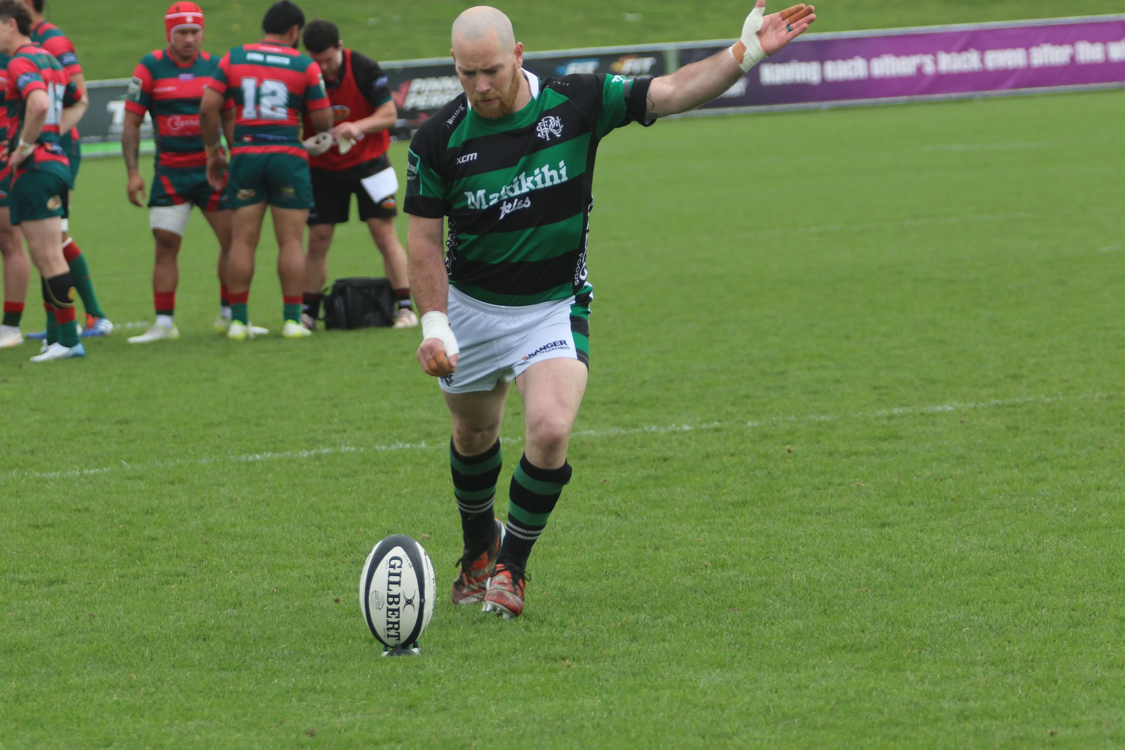 Willie Wright has become the highest point scorer in Heartland rugby history with 608 points, including landing 182 conversions and one drop goal in his 98 Heartland games. Photo: Stu Piddington