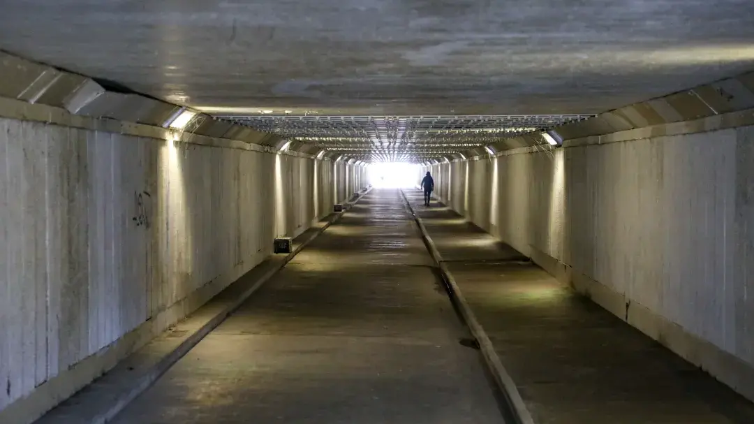 Pool of blood in tunnel mystery solved