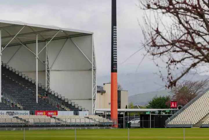 Christchurch\\u2019s former Apollo Projects Stadium site. Photo: CCC