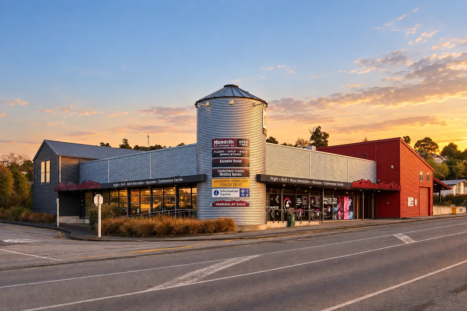 Mundell\\'s Multi Hub in Geraldine is located on the Christchurch-Queenstown route. Photo: supplied