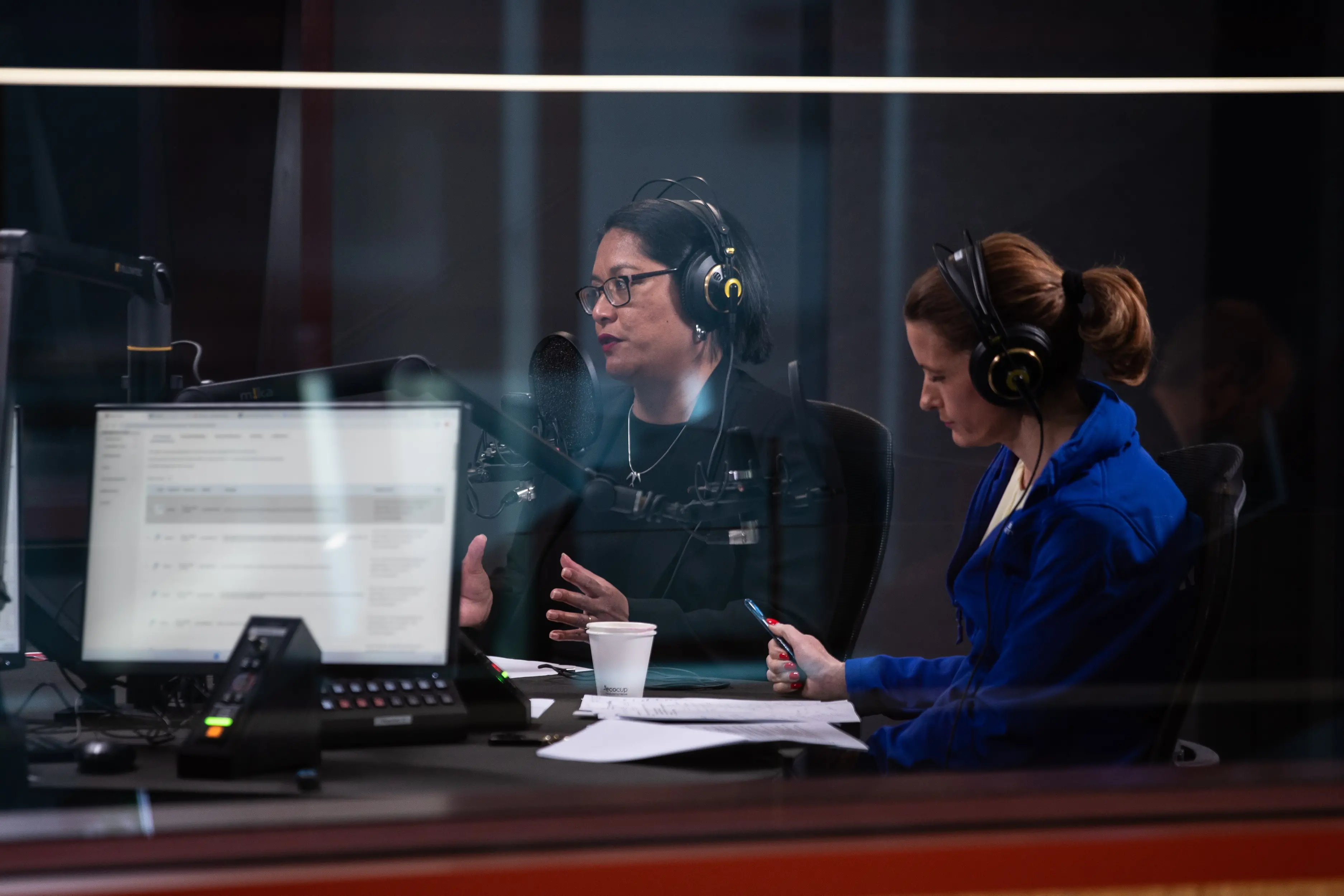 Labour\\'s Barbara Edmonds (L) and National\\'s Nicola Willis. Photo: RNZ