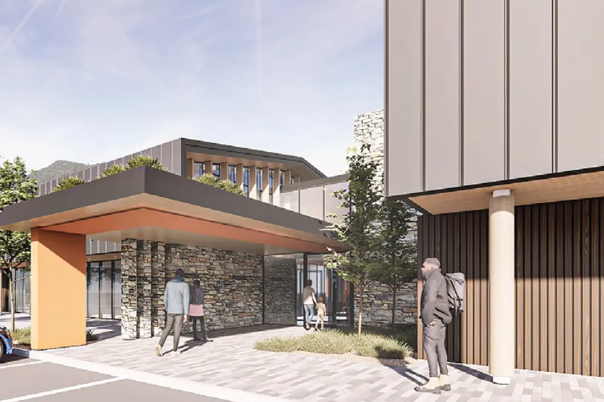 One-stop shop: A render of one of the designs for the Whakatipu Community Hub.