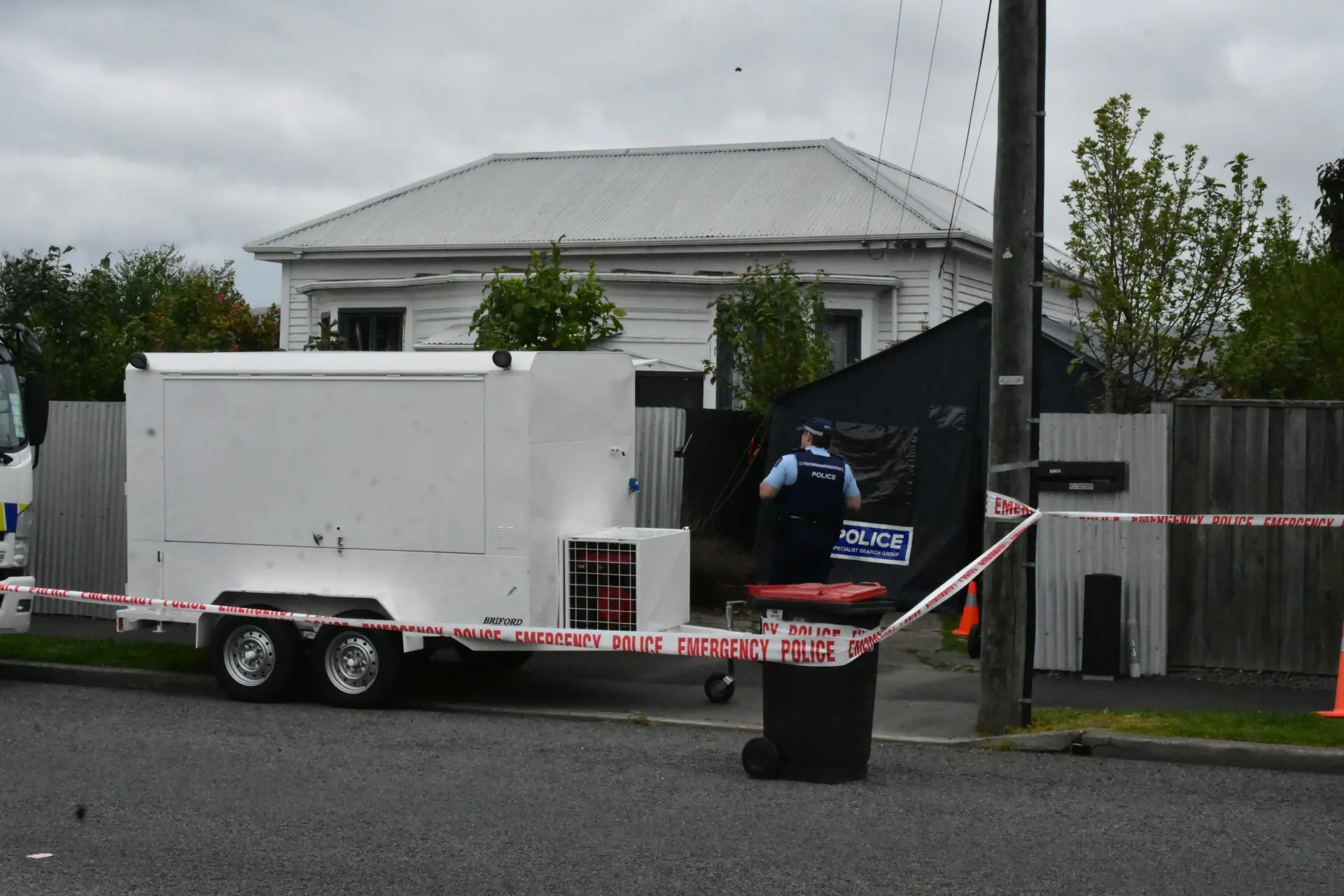 Braydon Hepworth\\'s body was found at this residential property on Hereford St. Photo: Raphael Franks