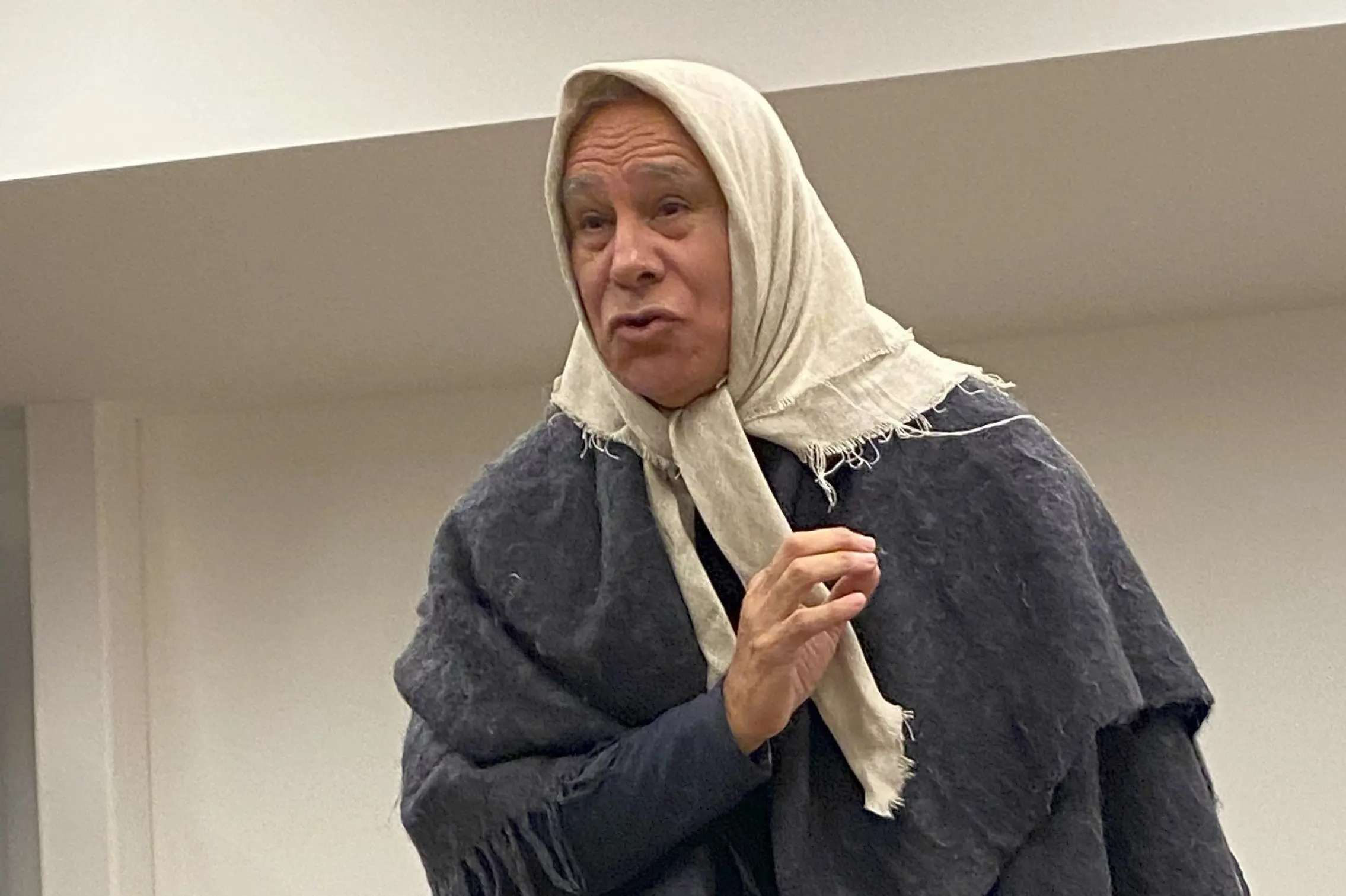 Queenstown-based playwright and performer Julian Noel in the guise of one of the eight characters he portrays in his one-man show \\'Bones\\', part of the TAHI Otepoti Festival of solo performance on now in Dunedin. Photo: Supplied