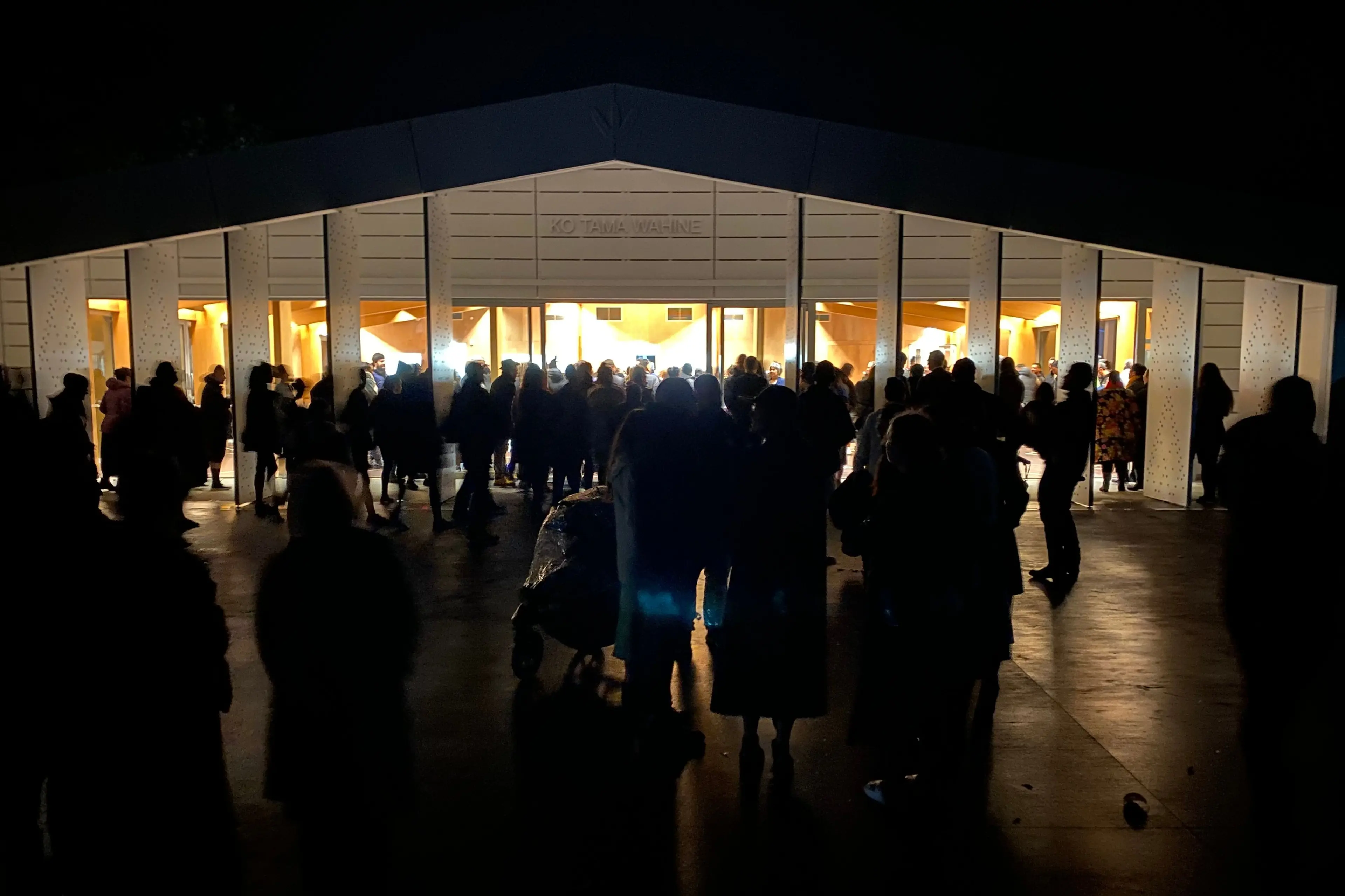 The wharekai was opened two years ago but the power bill still rankles. Photo: Te Korimako o Taranaki