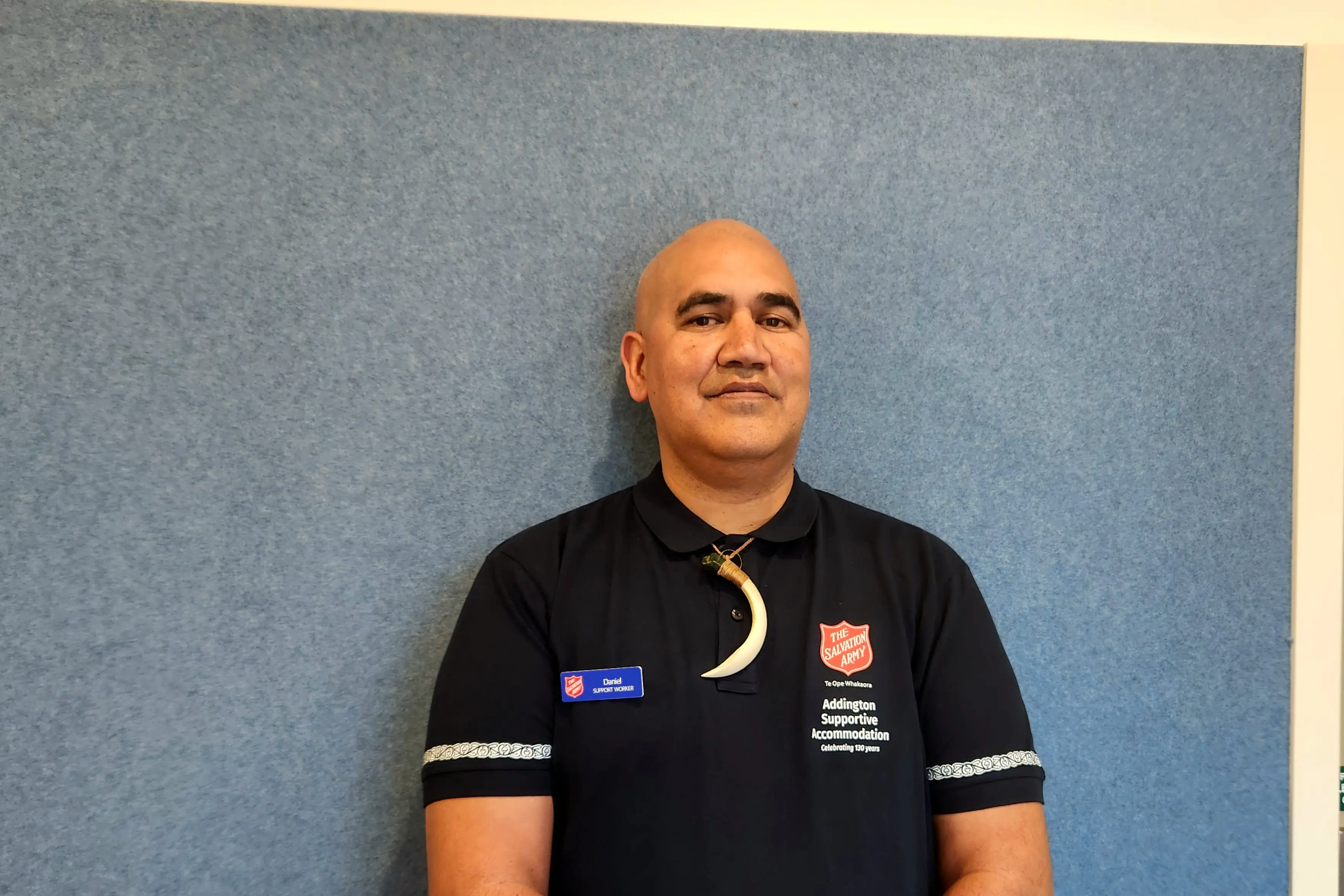 Salvation Army support worker Daniel Young stayed at the Addington complex in 2018 before later joining its staff.