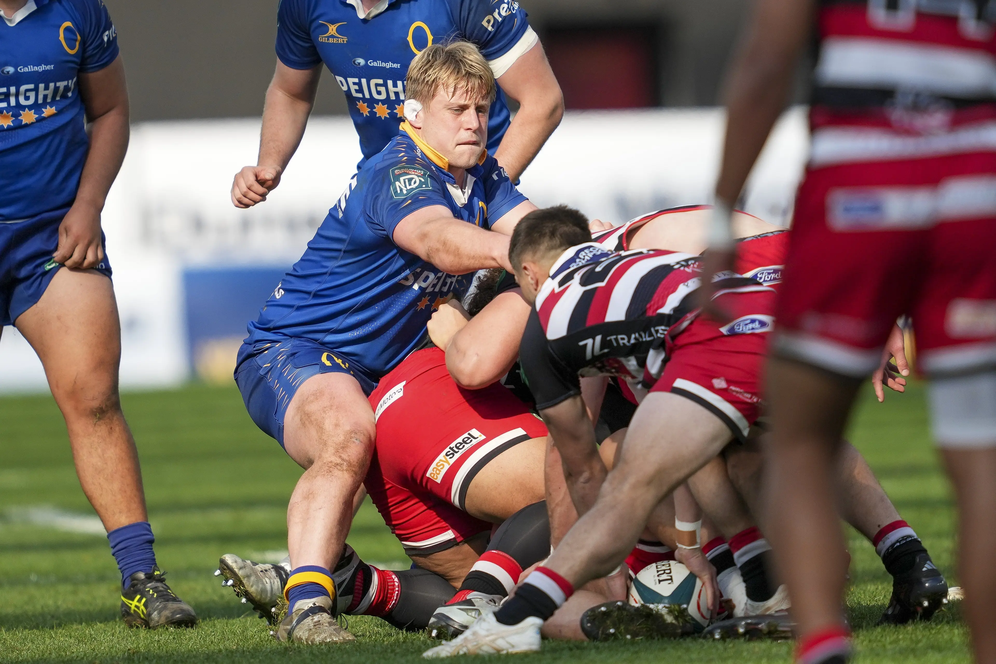 Otago hooker Henry Bell has been crucial cog in a powerful scrum. Photo: NZ Rugby/Smartframe