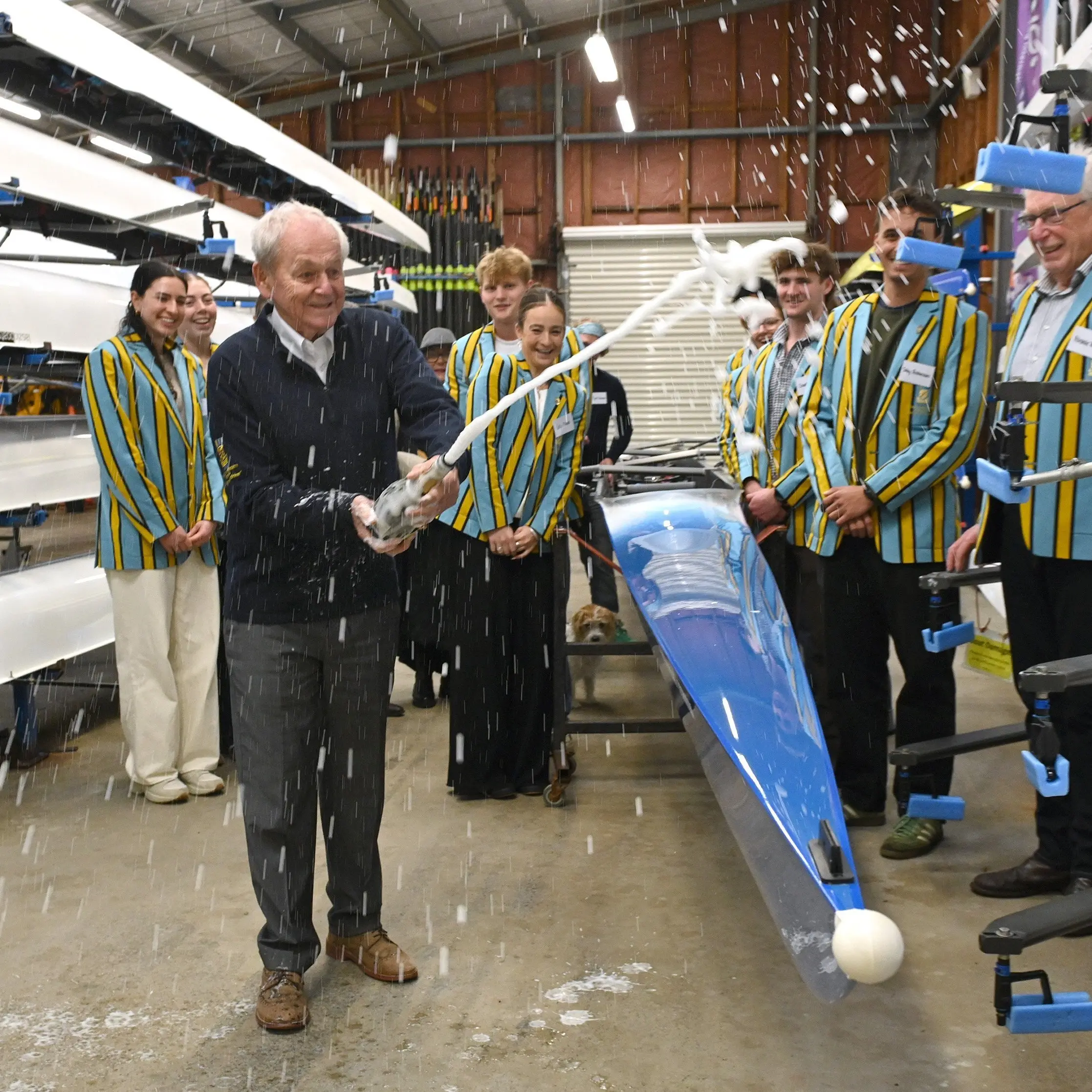 Otago University honour knight’s support with new boat