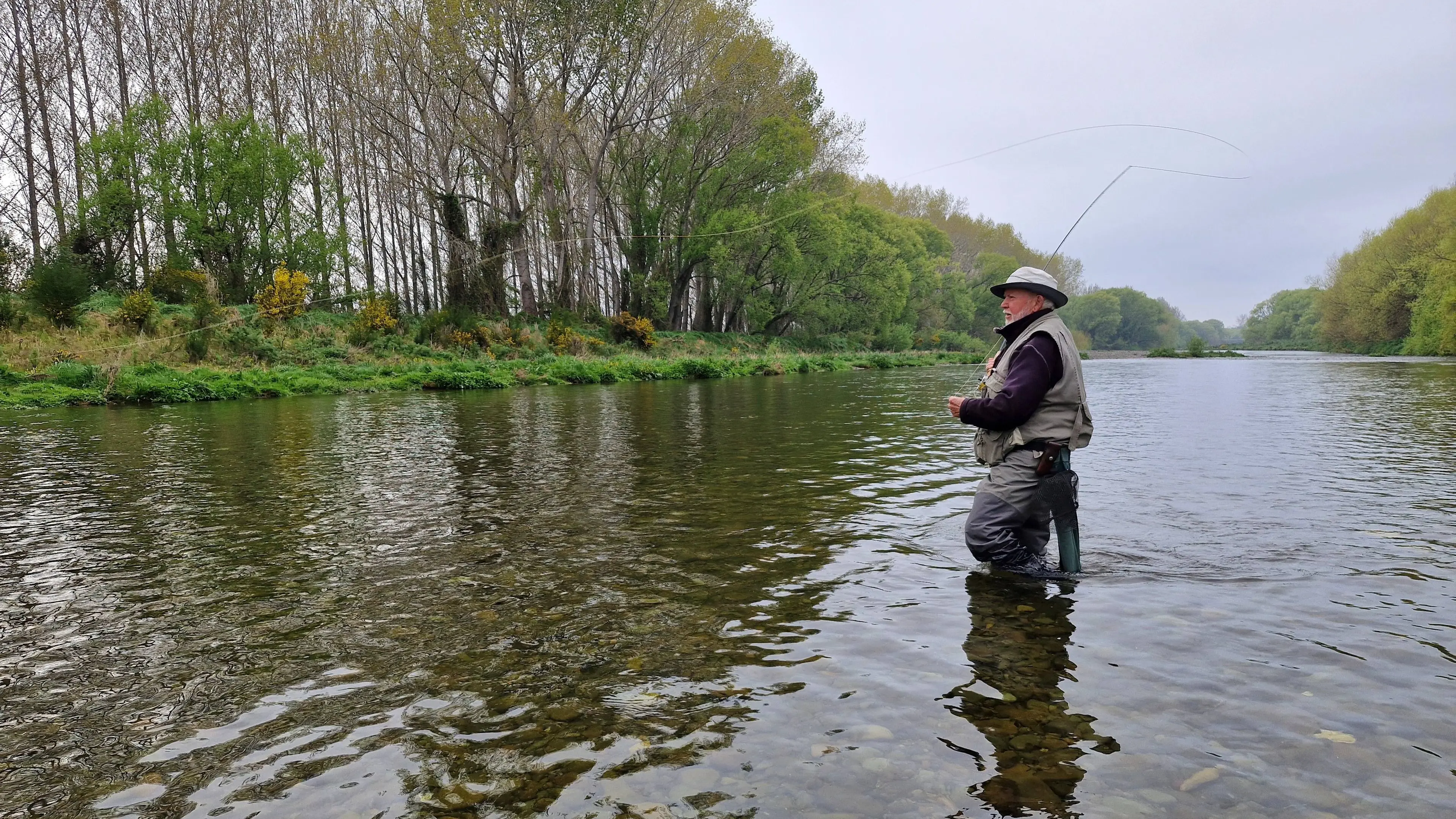 Being on water around dusk could produce goods