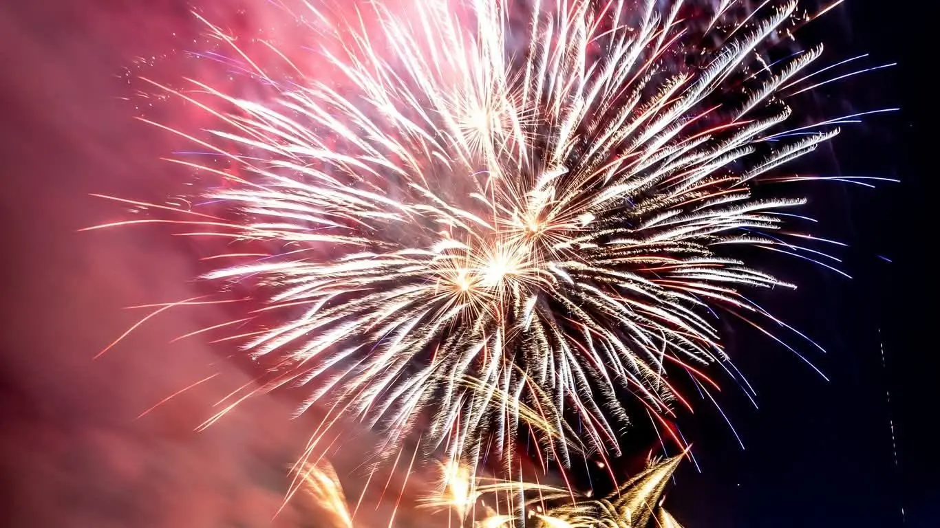 Huge fireworks display to entertain the whole family