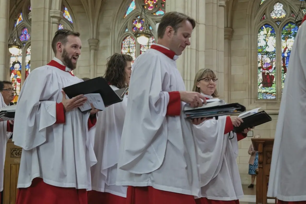 A photograph of the St Paul\\'s choir from the church\\'s website, which has been removed. Photo: Supplied