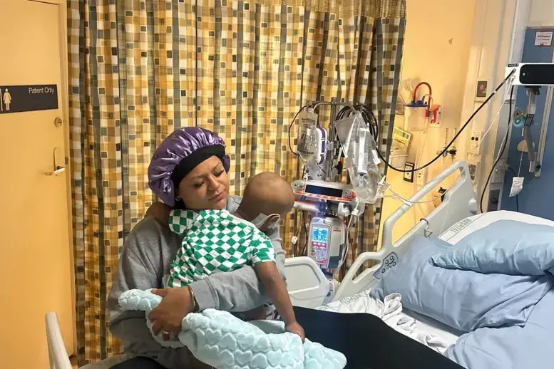 Tanya Lapu\\'aho\\'s two-and-a-half year old son was diagnosed in January with high-risk neuroblastoma. Photo: Supplied