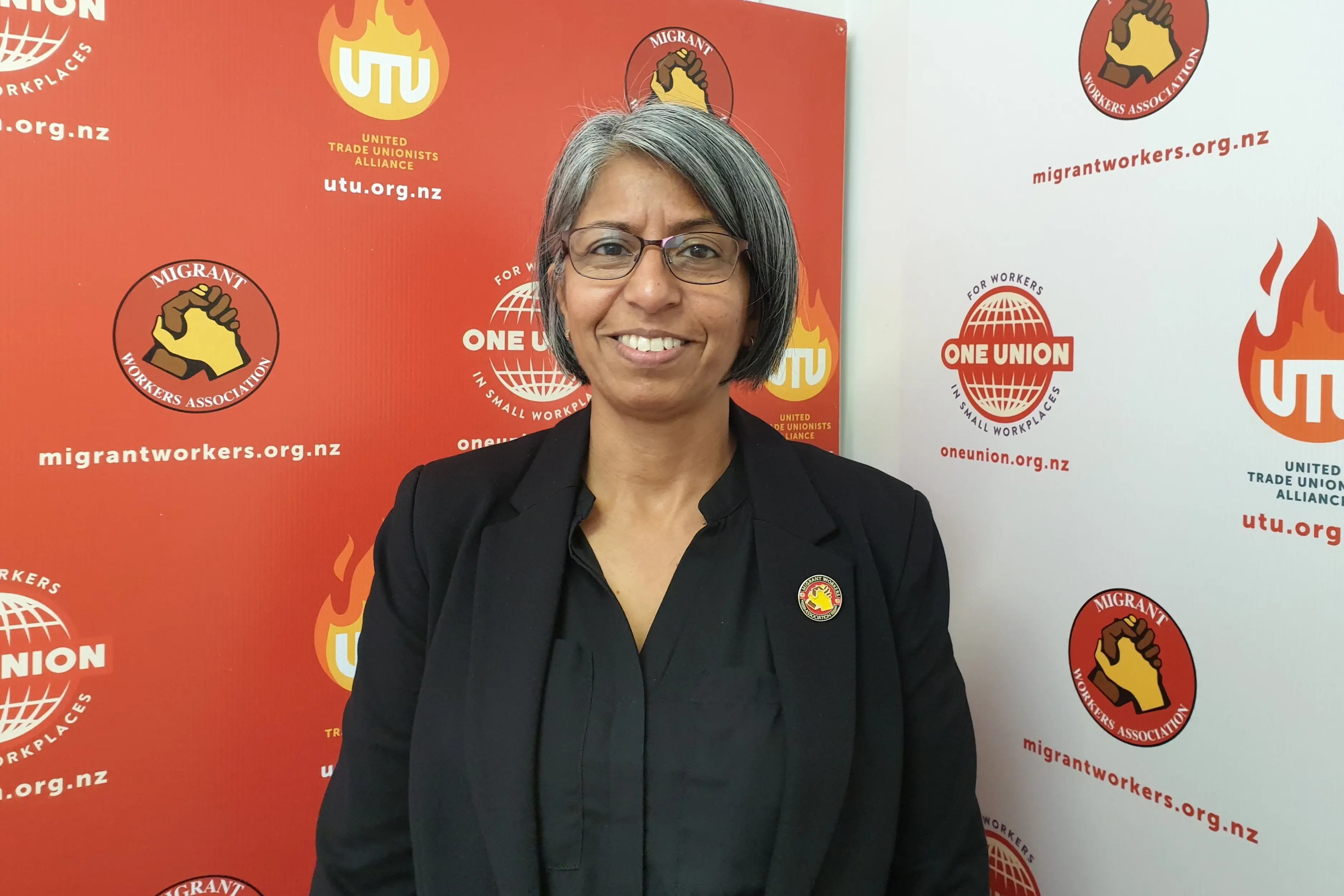 Migrant Workers Association president Anu Kaloti. Photo: RNZ / Liu Chen