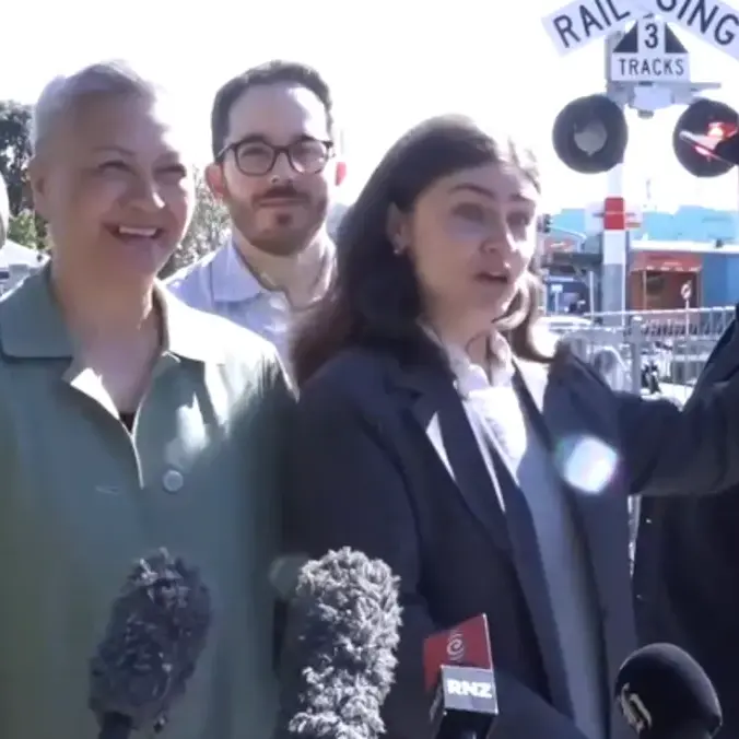Driver fined after near-miss with train during Greens’ level crossing pledge